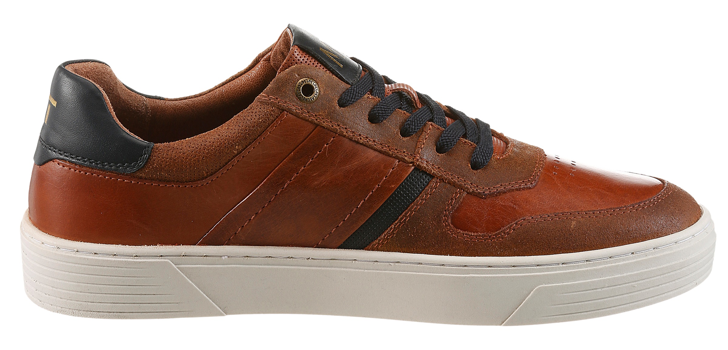 MARCO TOZZI Sneaker  , Freizeitschuh, Halbschuh, Schnürschuh mit Kontrastbesatz