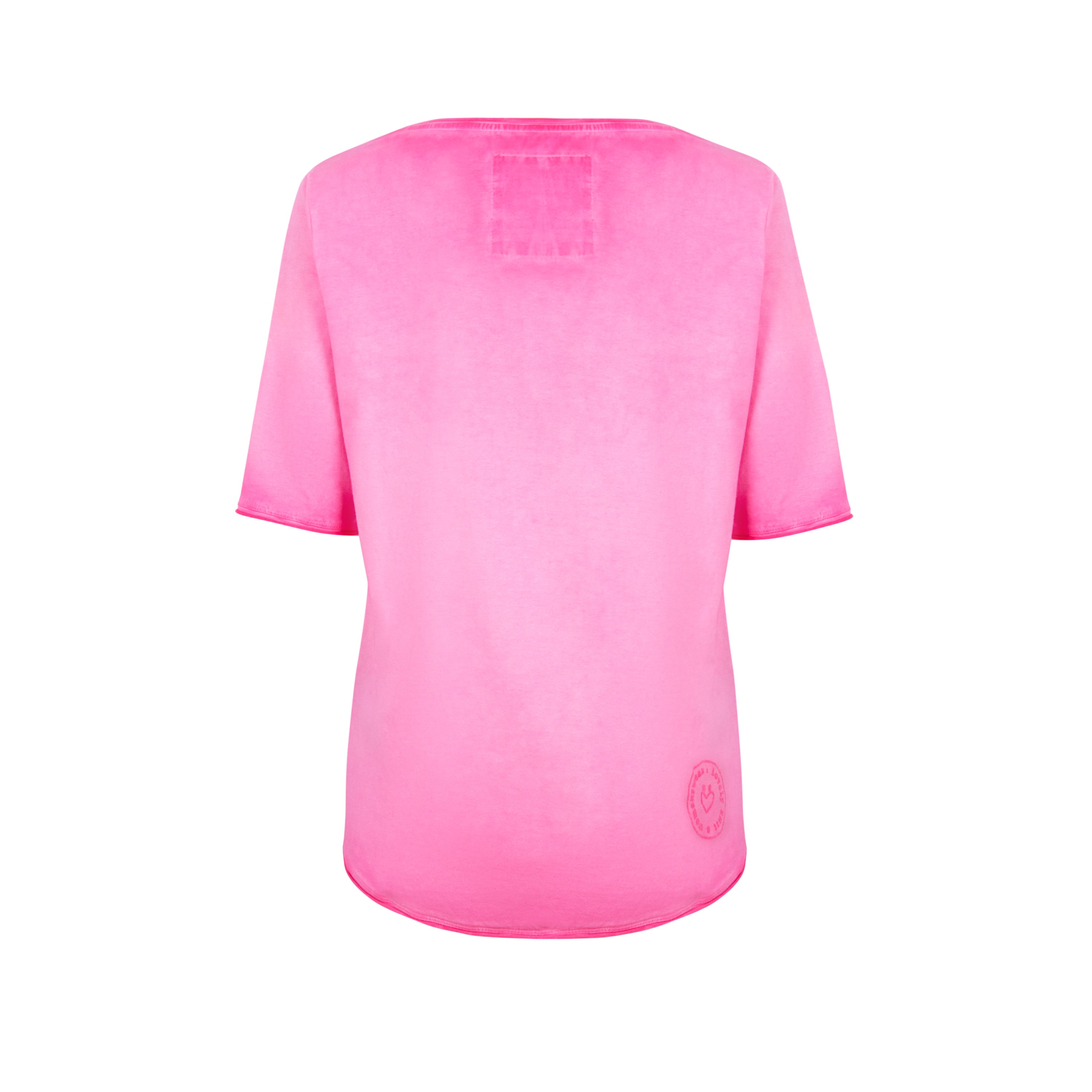 Thumbnail - Lieblingsstück Rundhalsshirt "CandiceEP", mit Statement-Stickerei und im Batik-Look