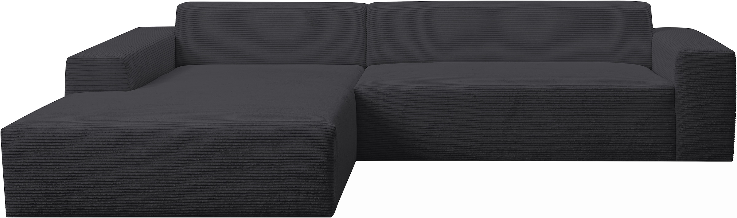 WERK2 Ecksofa »Zeus-XL, Mega-Sofa mit großer Sitztiefe, Stellmaße 311cm x 210cm«, Curvy Trend Garnitur mit urbaner Optik, bequem, Big-Sofa, L-Form