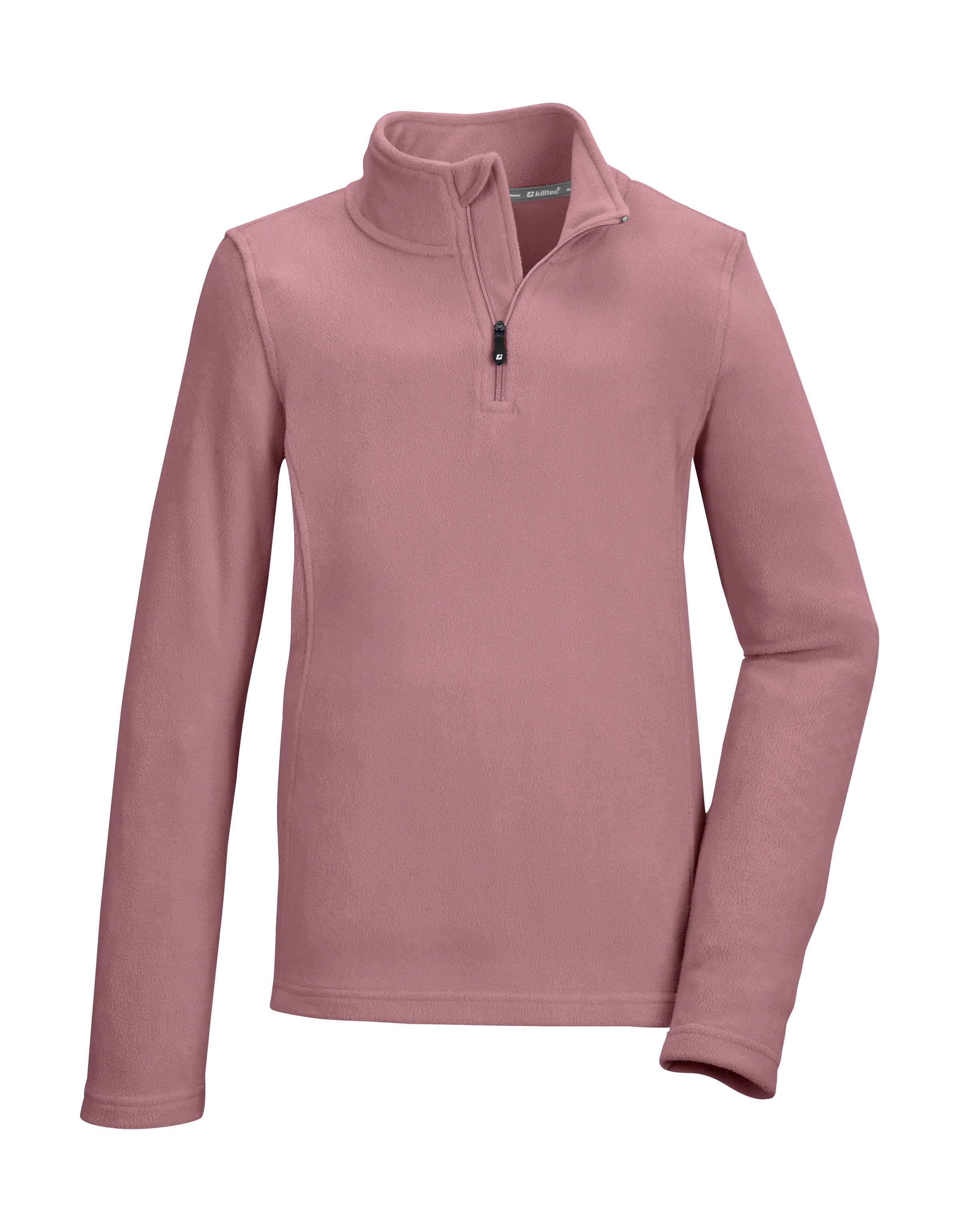 Killtec Fleeceshirt "KSW 247 GRLS FLC SHRT" Fleeceshirt mit Stehkragen, Kinnschutz und hohem Tragekomfort