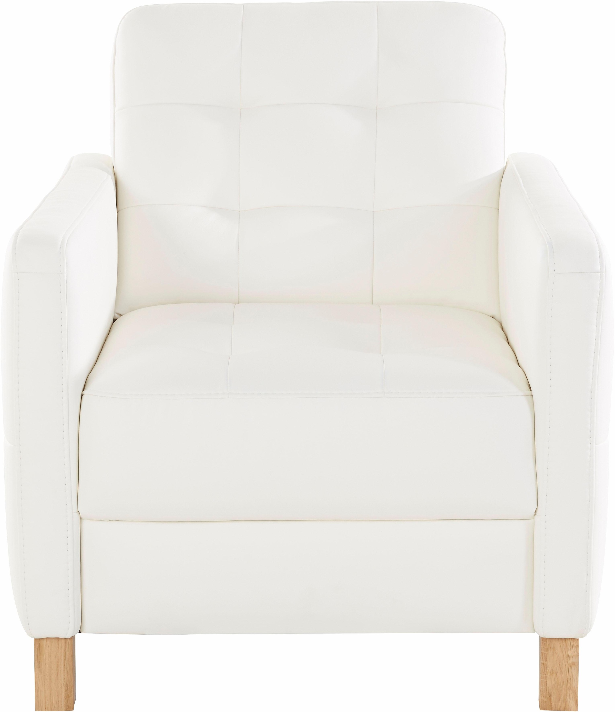 exxpo - sofa fashion Sessel »Elio, Loungesessel, aufwendige Detailverarbeitung, bequem und modern« hoher Sitzkomfort für entspannende Momente