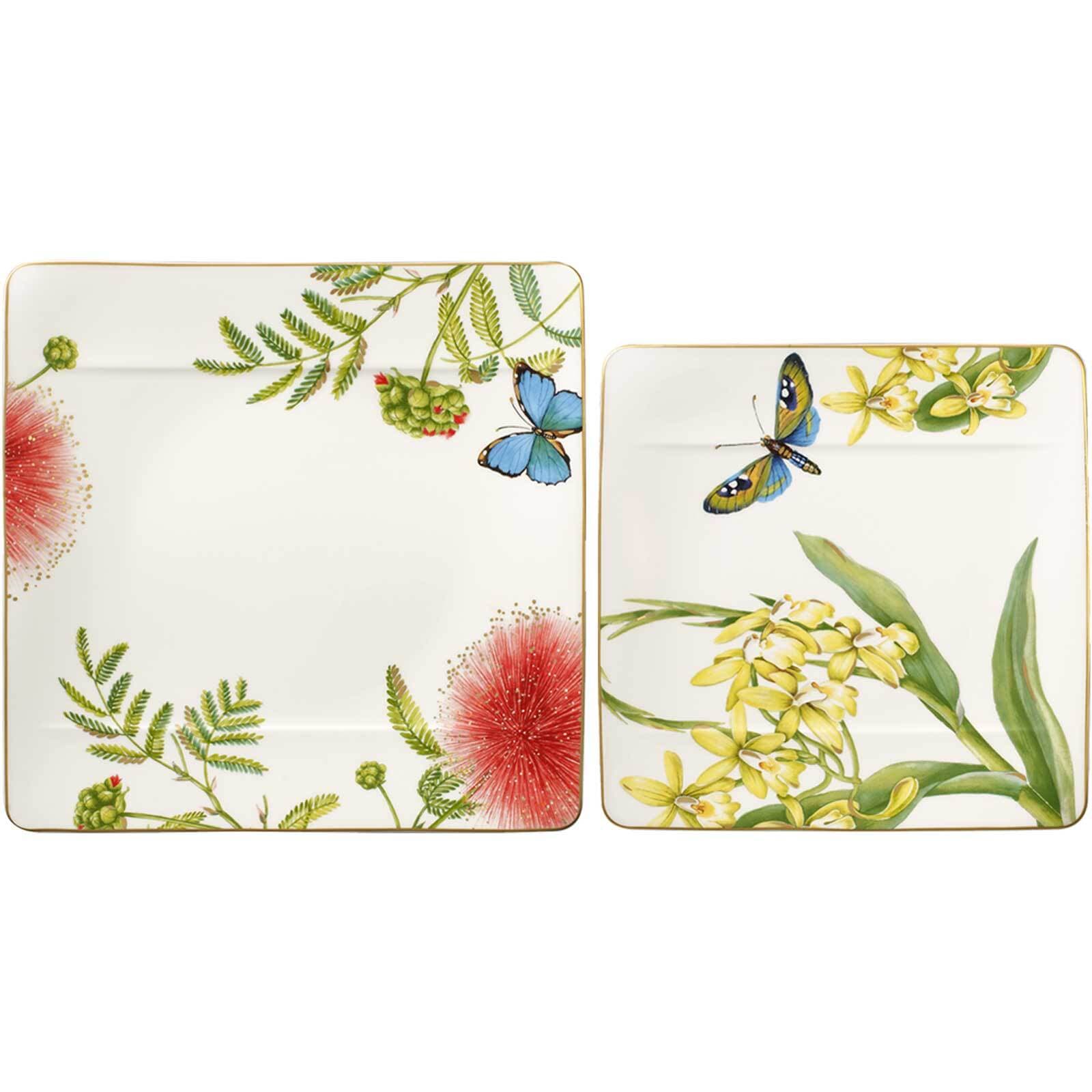 Villeroy & Boch Geschirr-Set »Tafelservice Amazonia 12er Set bunt« Handwäsche wird empfohlen
