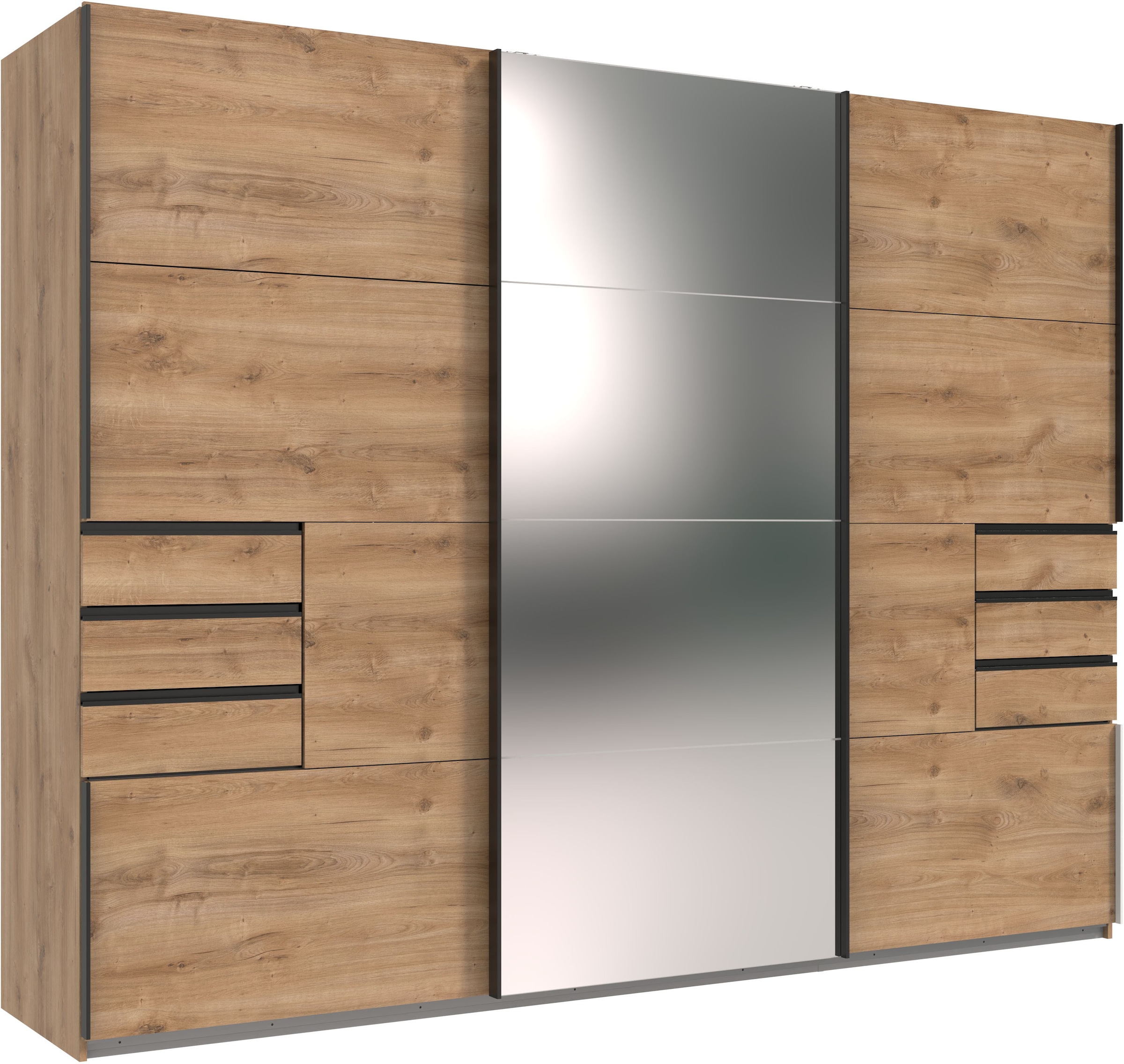 Wimex Schwebetürenschrank "Saigon", mit Spiegeltür, 3 Türen, 270cm breit günstig online kaufen