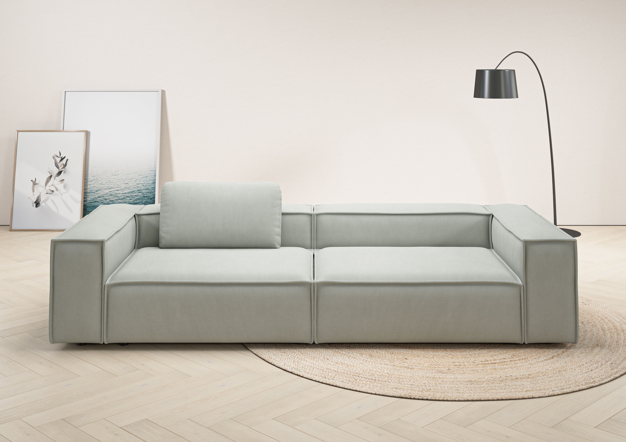 Home affaire 3-Sitzer "Watertown moderner 3-Sitzer" extra breites Sofa mit günstig online kaufen