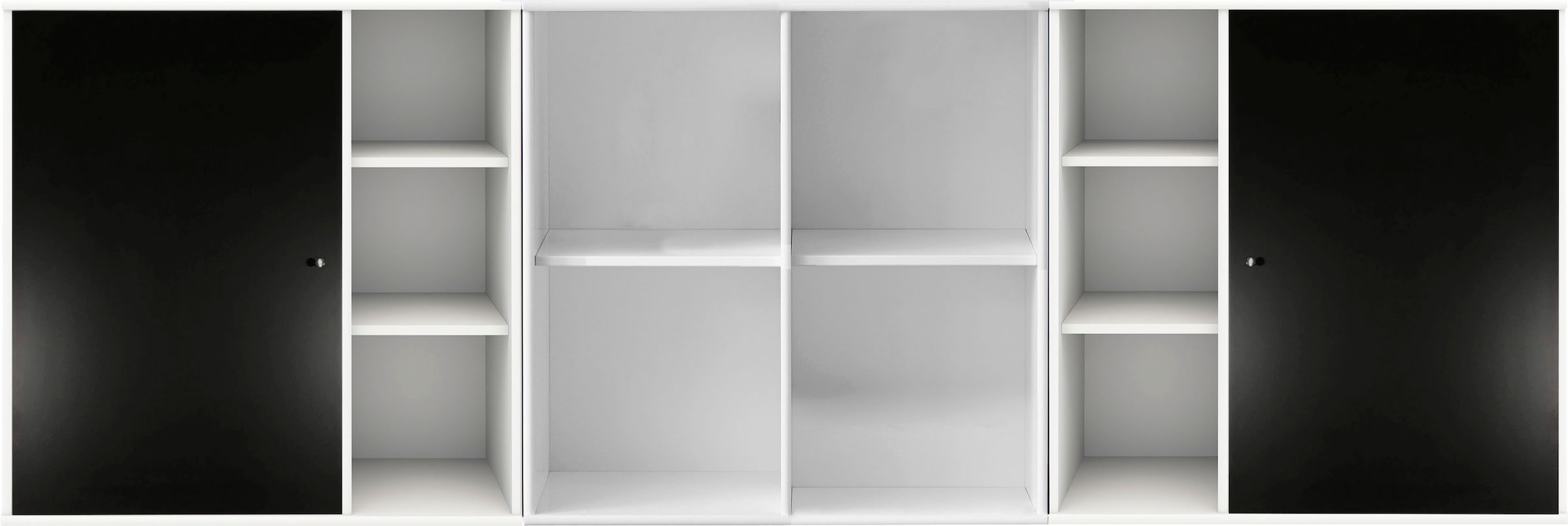 Hammel Furniture Sideboard »Mistral Kubus«, Kombination aus 3 Modulen, 2 Türen, Wandmontage/stehend, Breite: 207cm