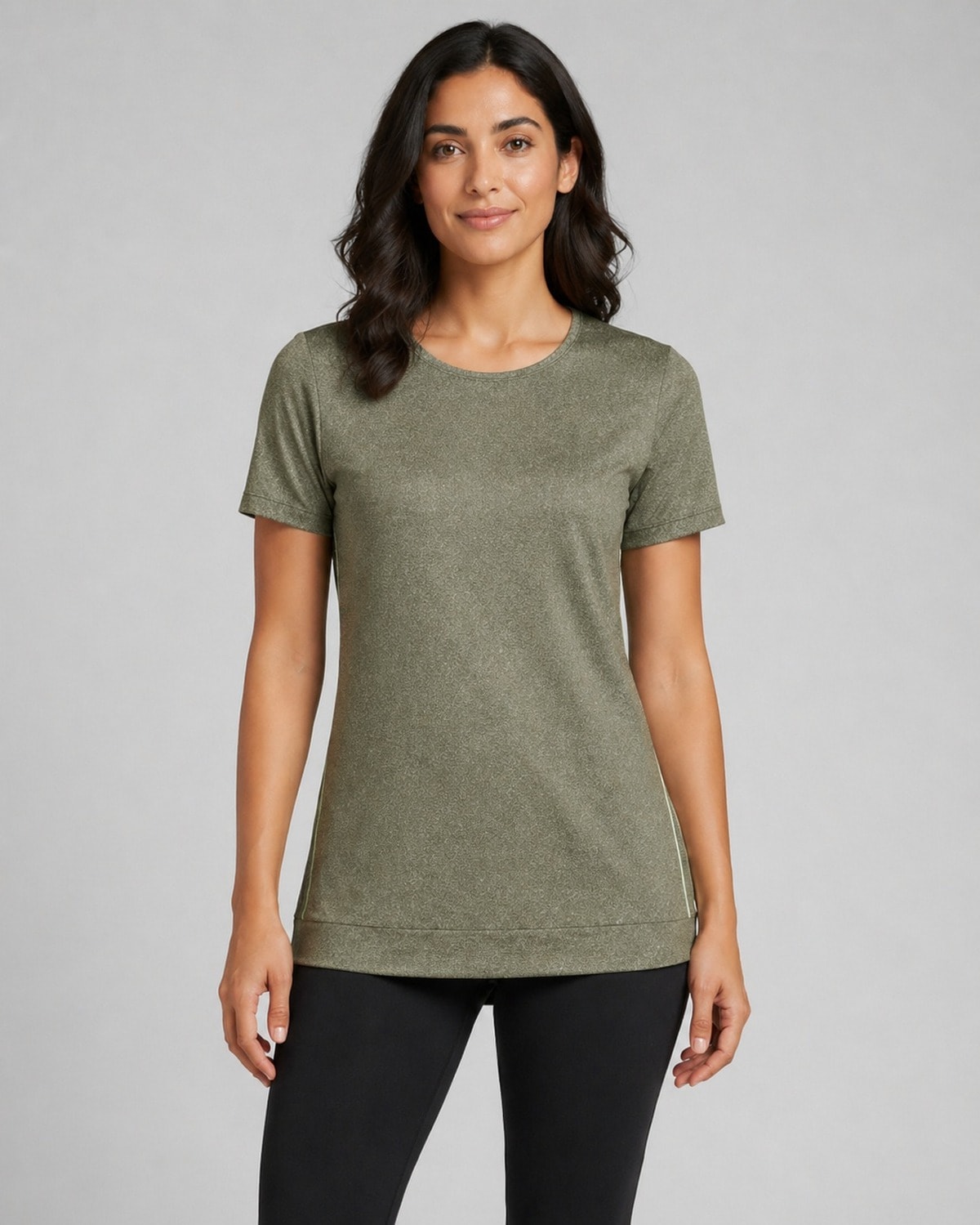 DEPROC Active Laufshirt "KITIMAT Motion" Funktionsshirt in Melangeoptik