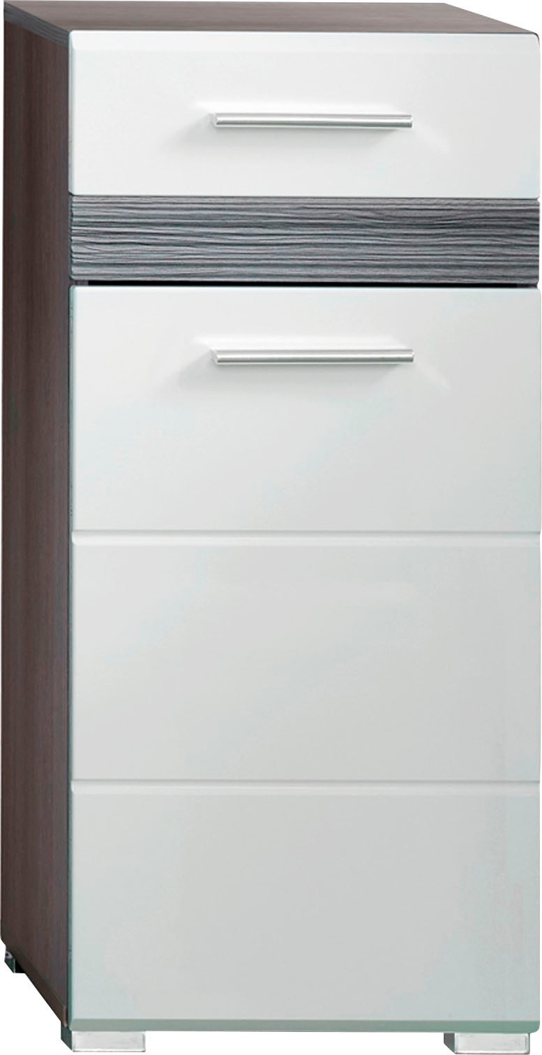welltime Unterschrank »Toulon« Kommode mit 1 Tür & 1 Schublade - (B/T/H) 37/31/80 cm