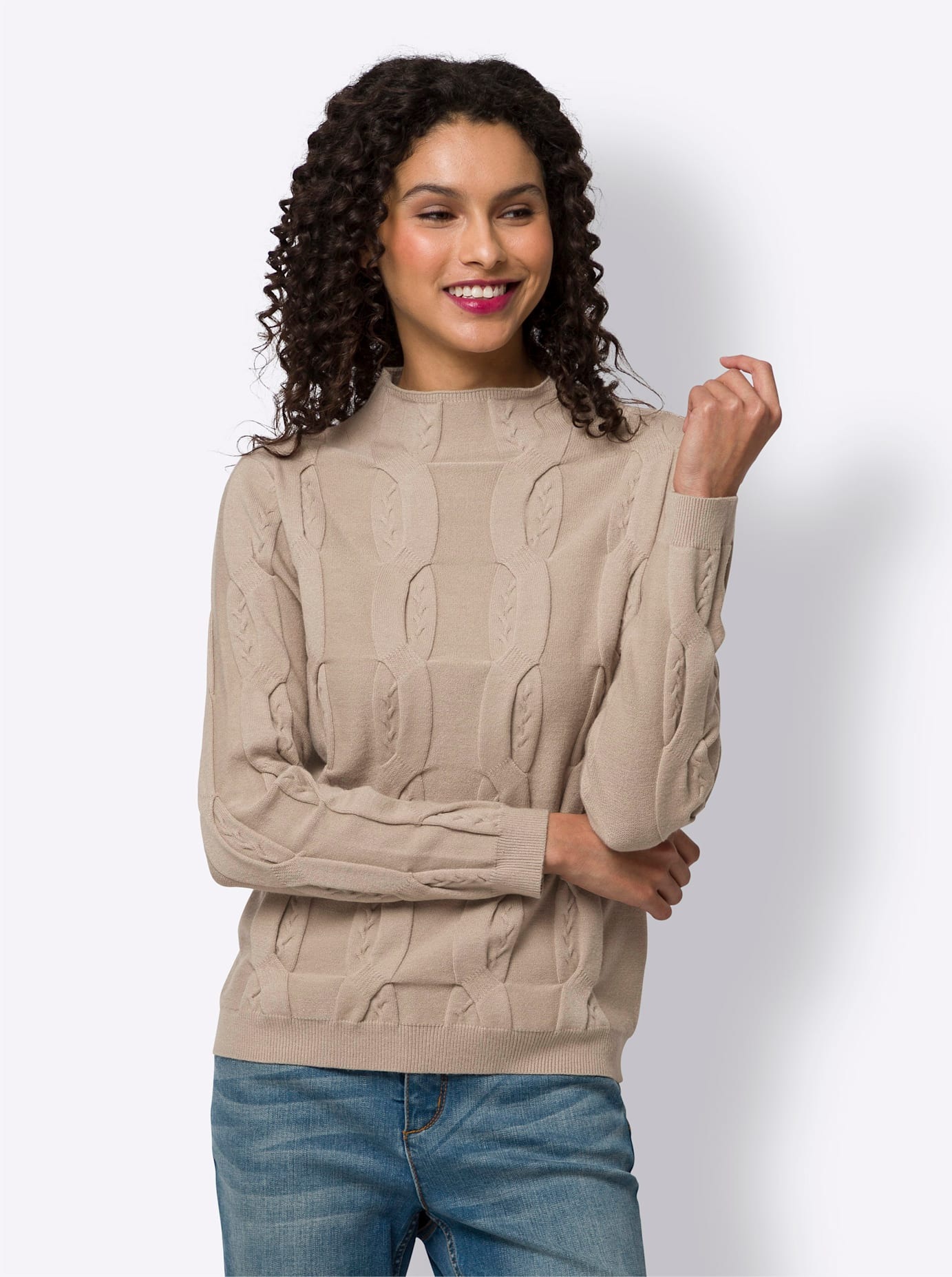 heine Stehkragenpullover "Stehkragen-Pullover" günstig online kaufen