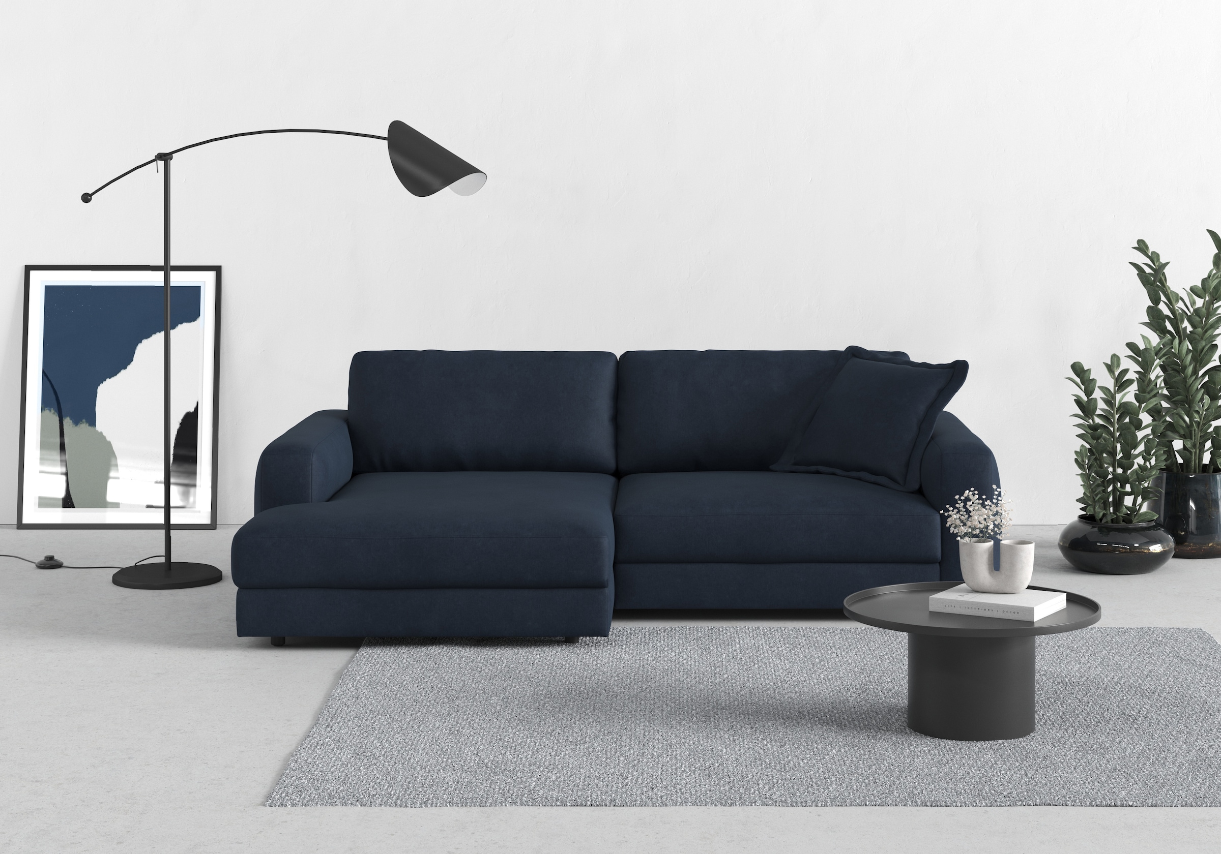 TRENDMANUFAKTUR Ecksofa "Bourbon Mega Ecke mit tollem Sitzkomfort, Breite 2 günstig online kaufen