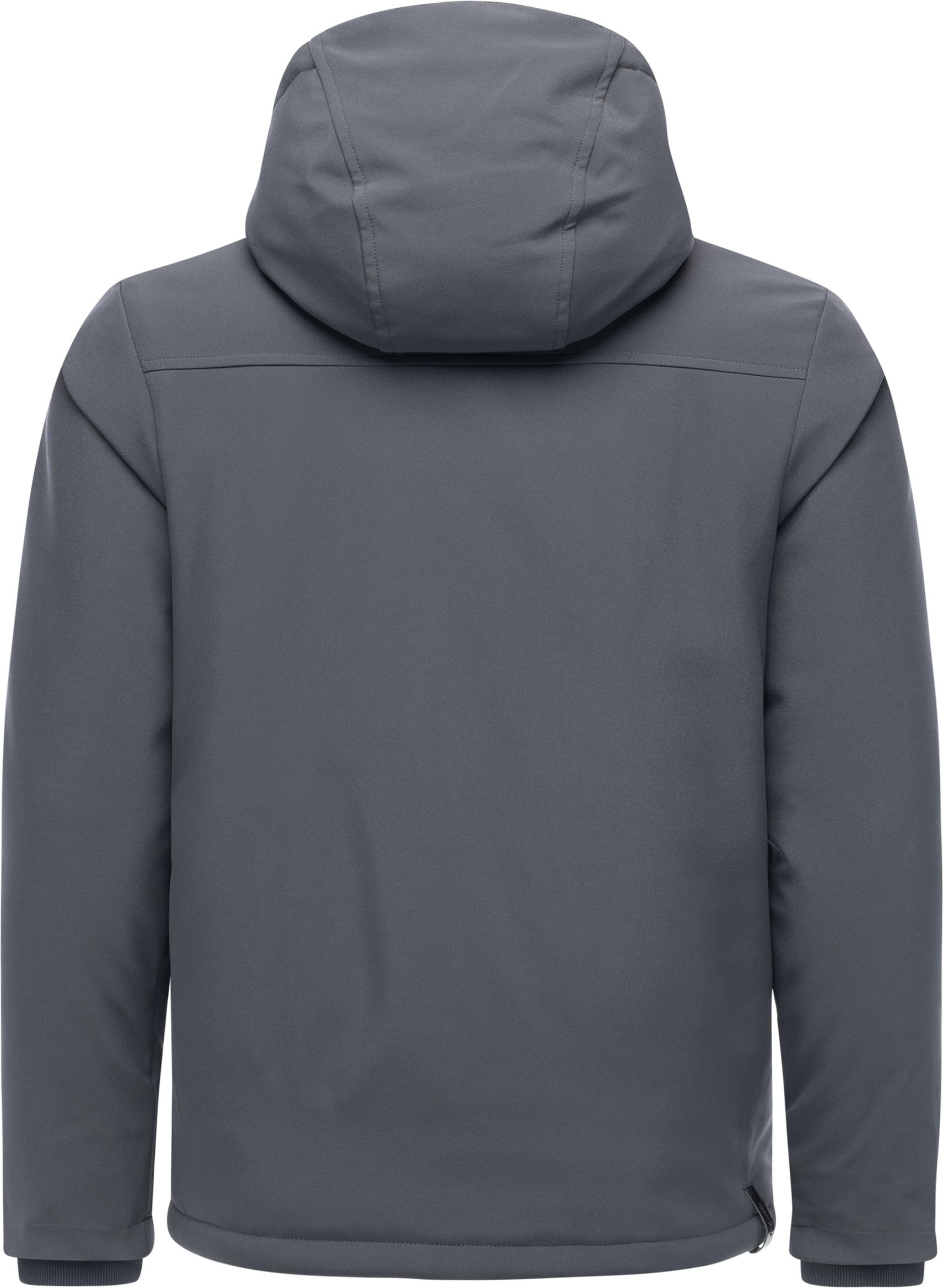 Funktionsjacke RAGWEAR "Shellis YOUMODO", Herren, Gr. XL (54), dunkelgrau, Softshell, Obermaterial: 96% Polyester, 4% Elasthan; Innenfutter: 100% Polyester; Wattierung: 100% Polyester, gerade hüftbedeckend, hoch geschlossener Ausschnitt, Ärmel ohne Ärmels 2