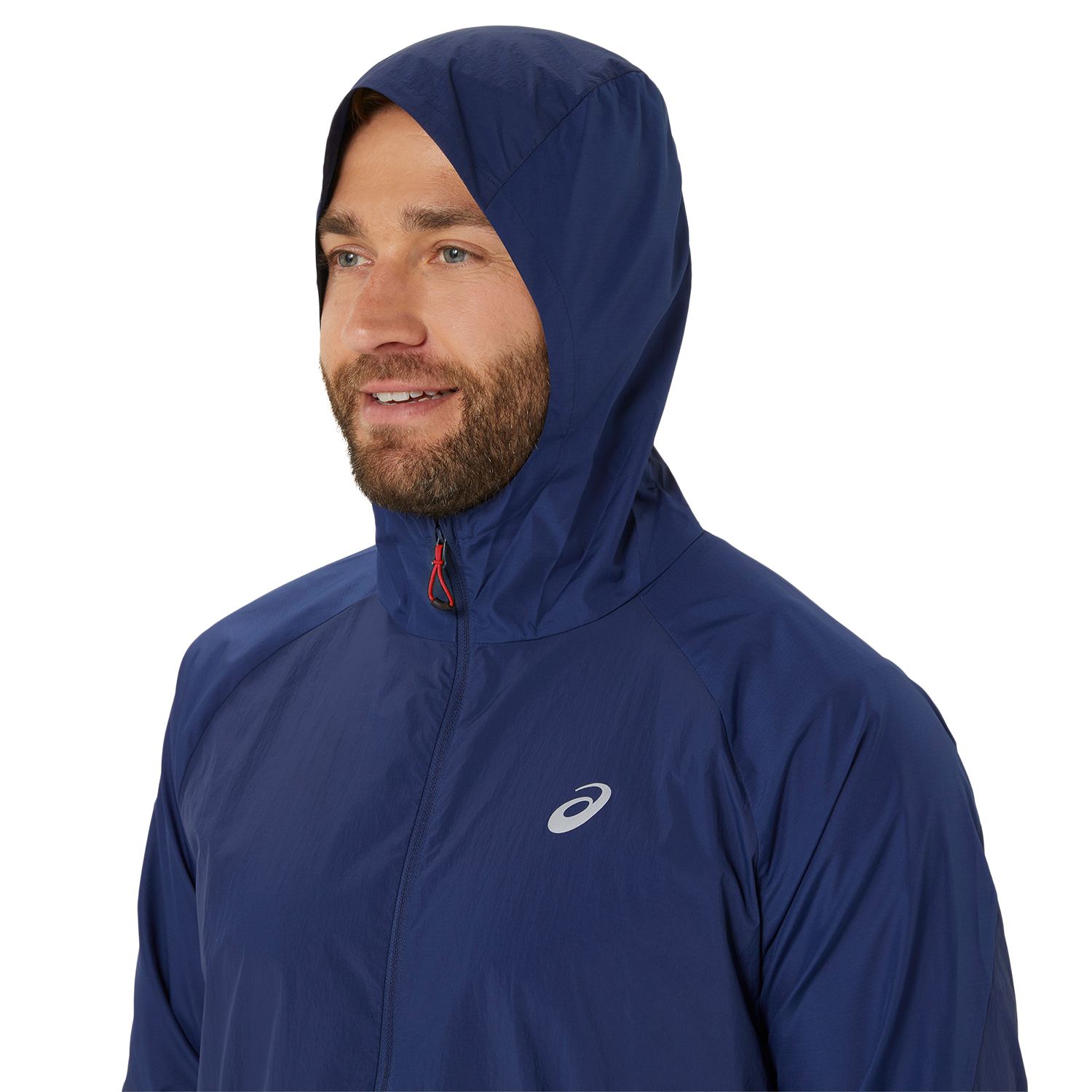 Asics Regenjacke ROAD PACKABLE JACKET mit Kapuze fur BAUR