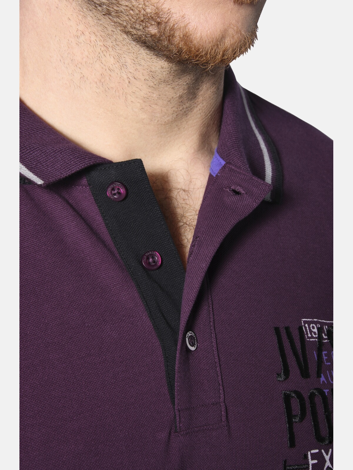 Jan Vanderstorm Poloshirt »Poloshirt FRETU«, (1 tlg.)