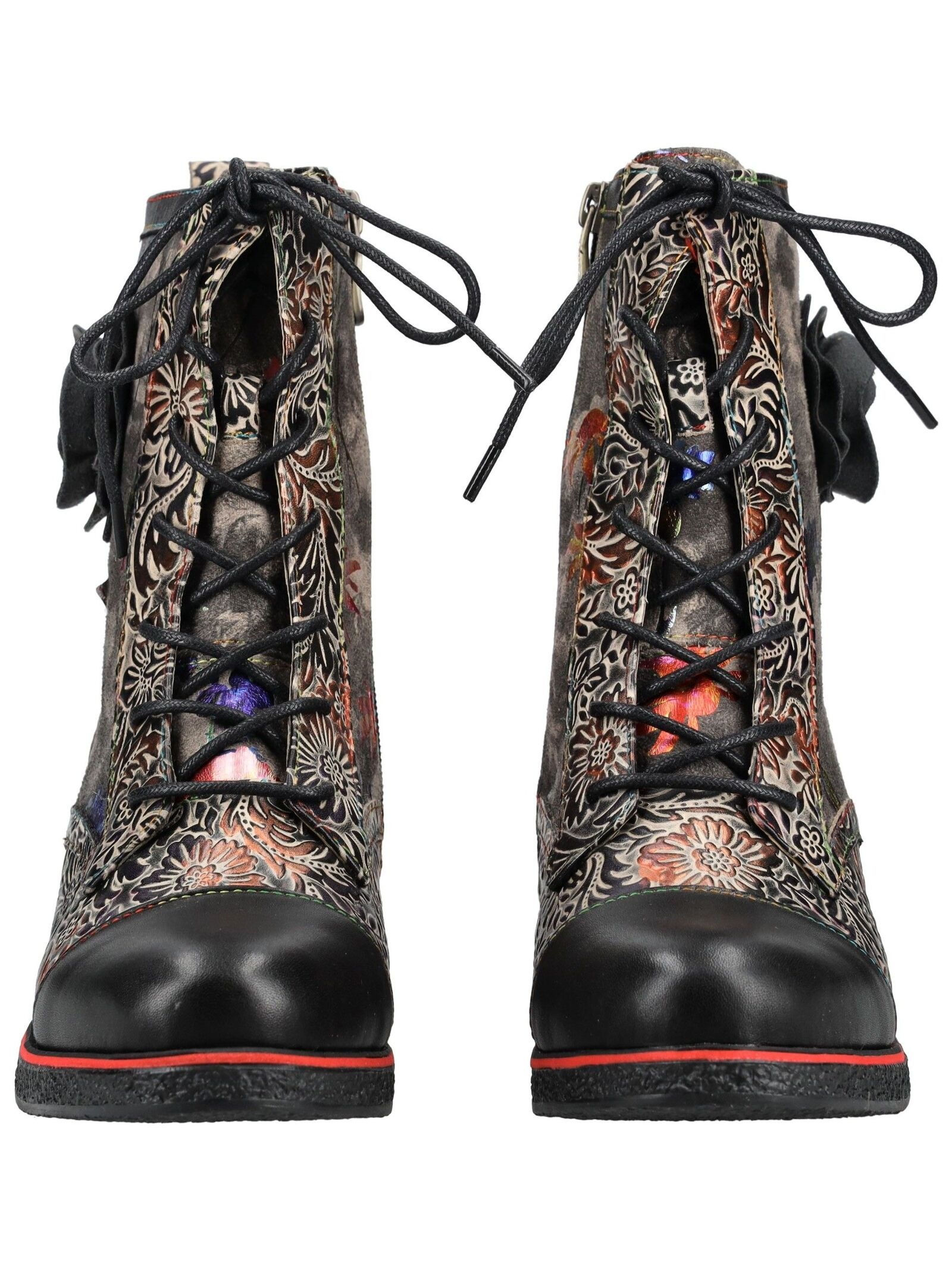 LAURA VITA Schnürstiefelette »LAURA VITA Stiefelette Leder/Textil«