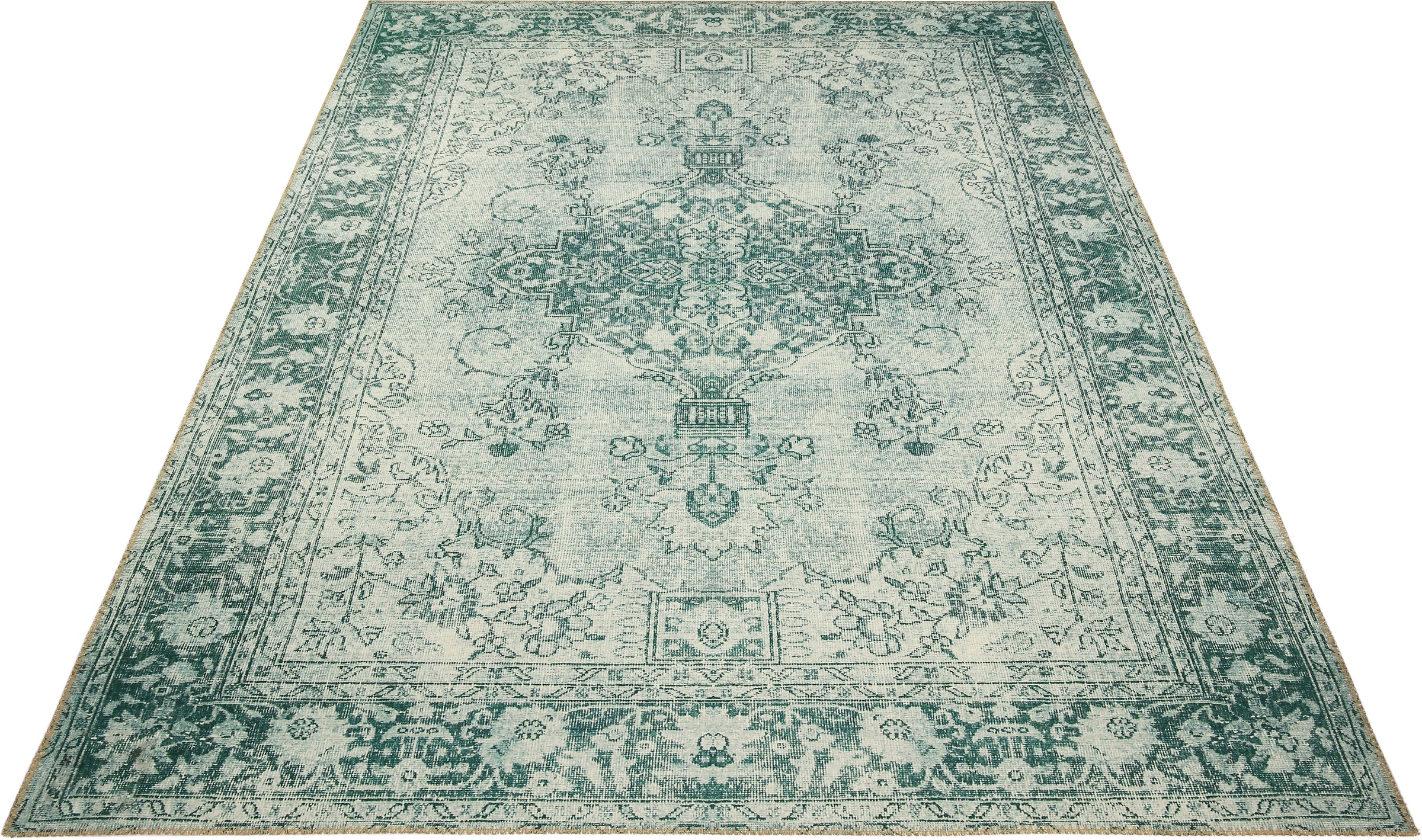Vintage Teppiche Grun Fur Den Winter Bestellen Baur