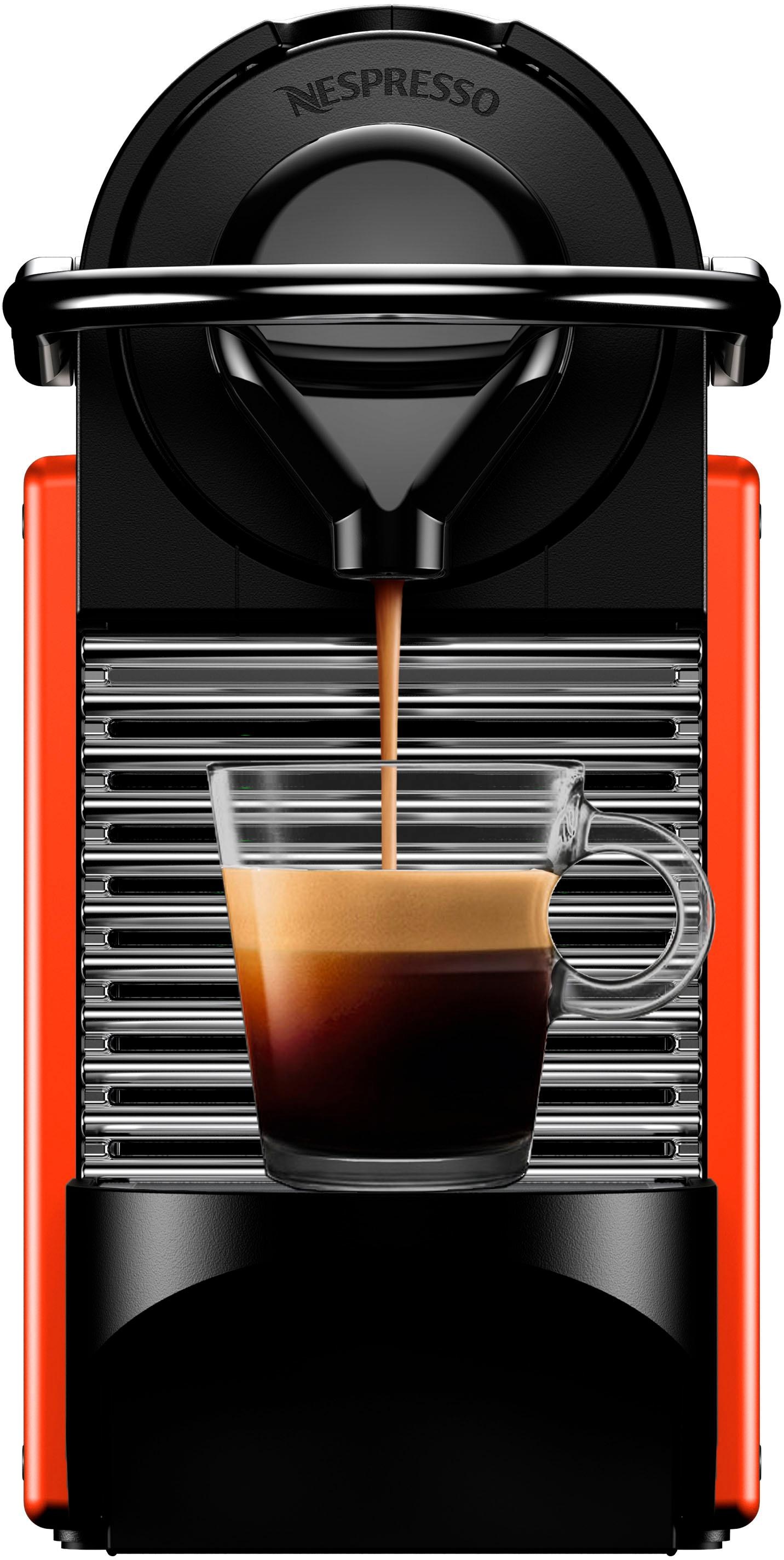 Nespresso Kapselmaschine »Pixie XN3045 von Krups, Red«, inkl.  Willkommenspaket mit 14 Kapseln auf Rechnung | BAUR
