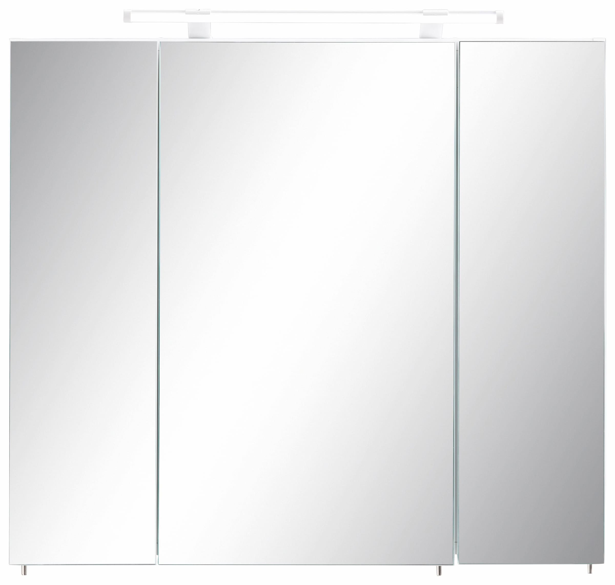 Schildmeyer Spiegelschrank »Dorina«, Breite 80 cm, 3-türig, LED-Beleuchtung,  Schalter-/Steckdosenbox kaufen | BAUR