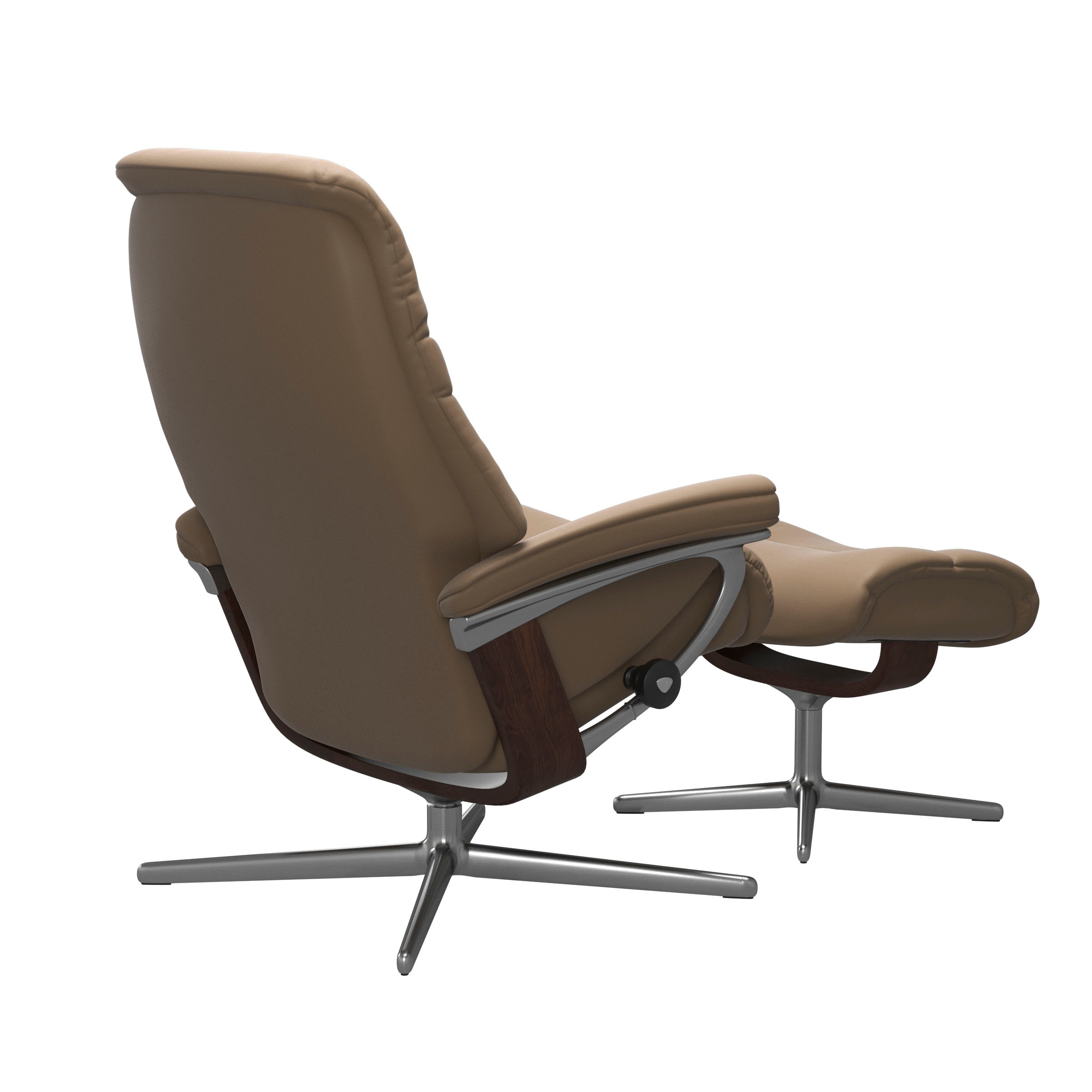 Stressless® Relaxsessel »Sunrise«, mit Cross Base, Größe S, M & L, Holzakzent Braun