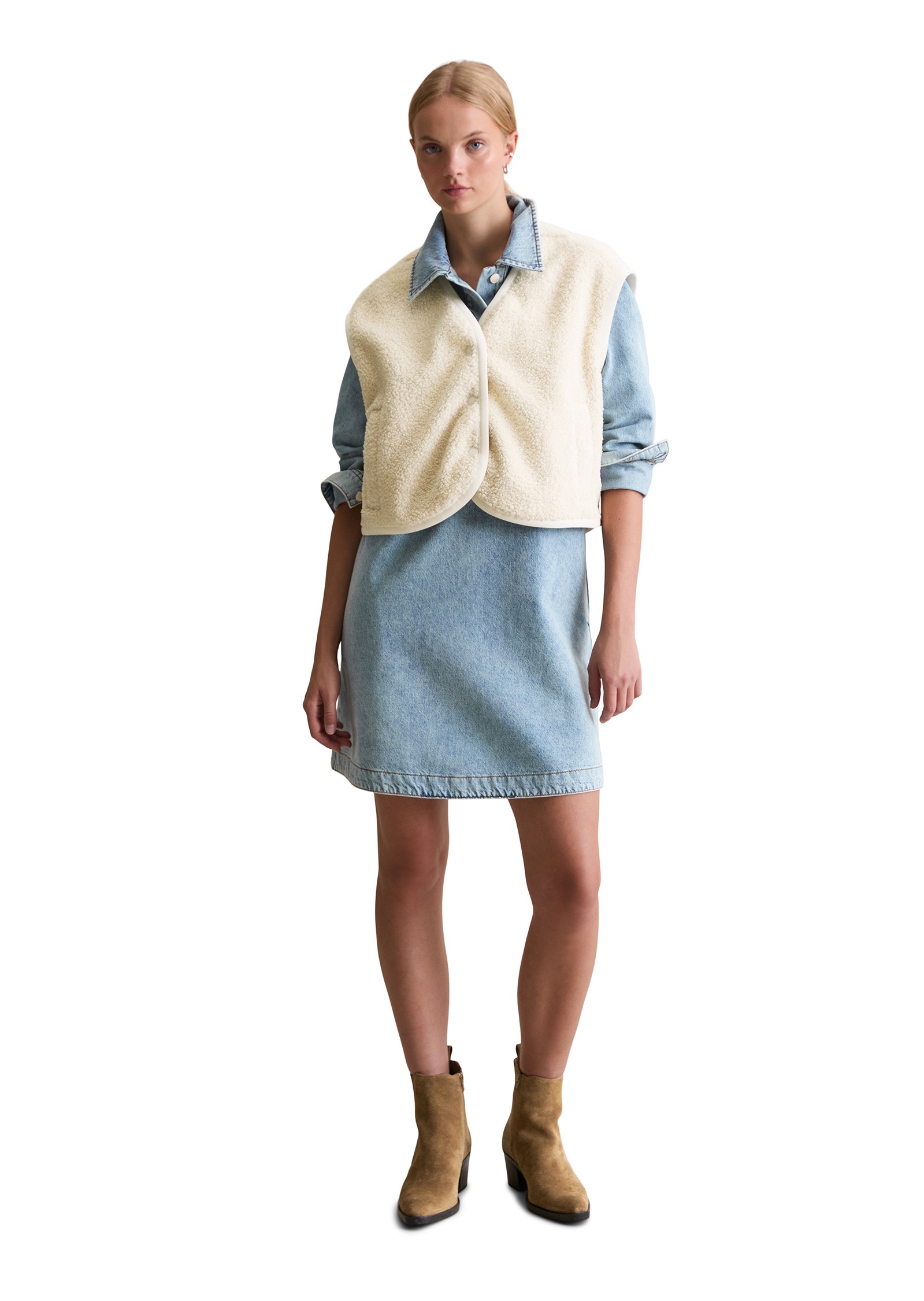 Marc O'Polo DENIM Sweatjacke »aus recyceltem Polyester«