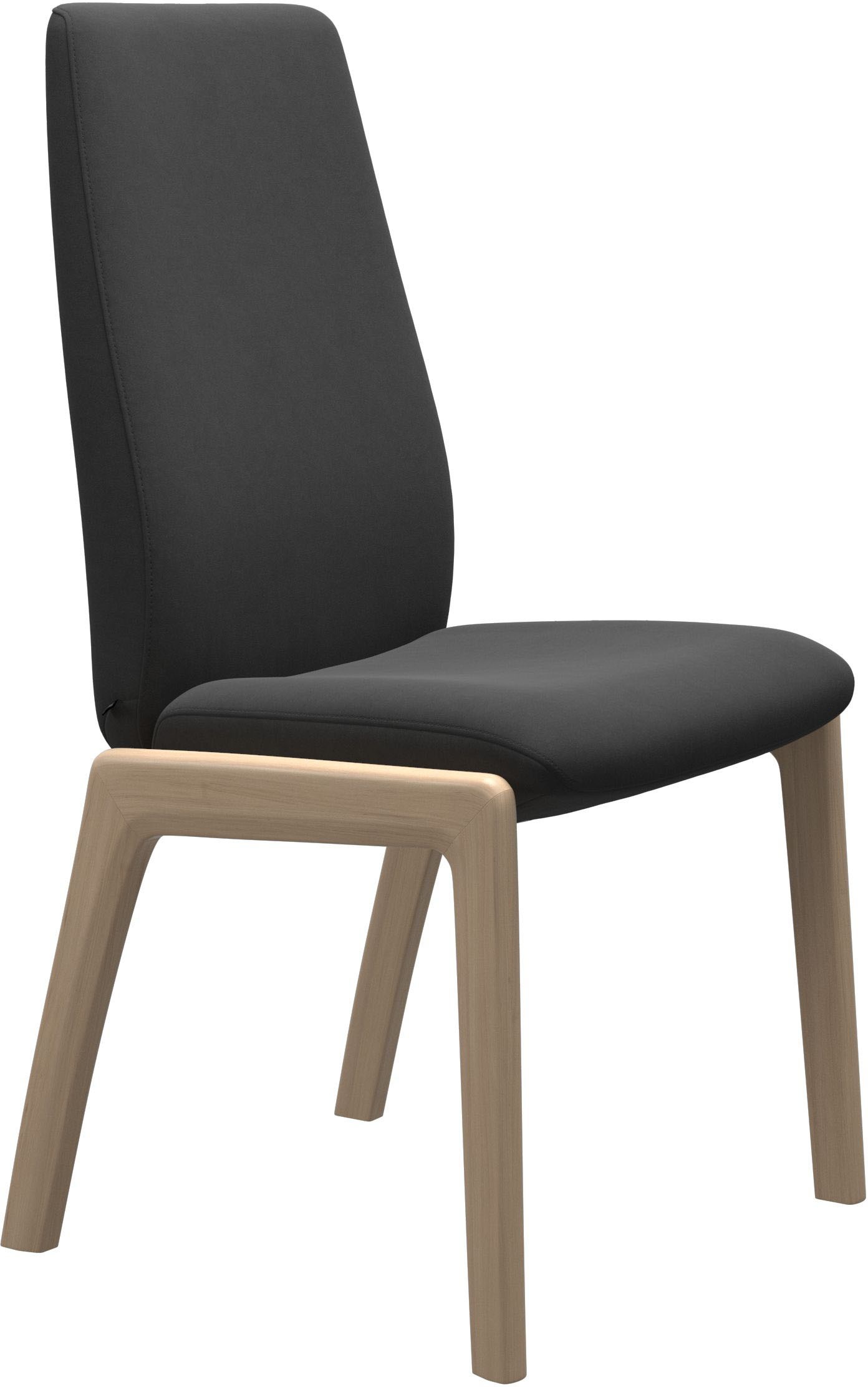 Stressless® Polsterstuhl »Laurel«, Microfaser DINAMICA, High Back, Größe L, mit abgerundeten Beinen in Eiche natur