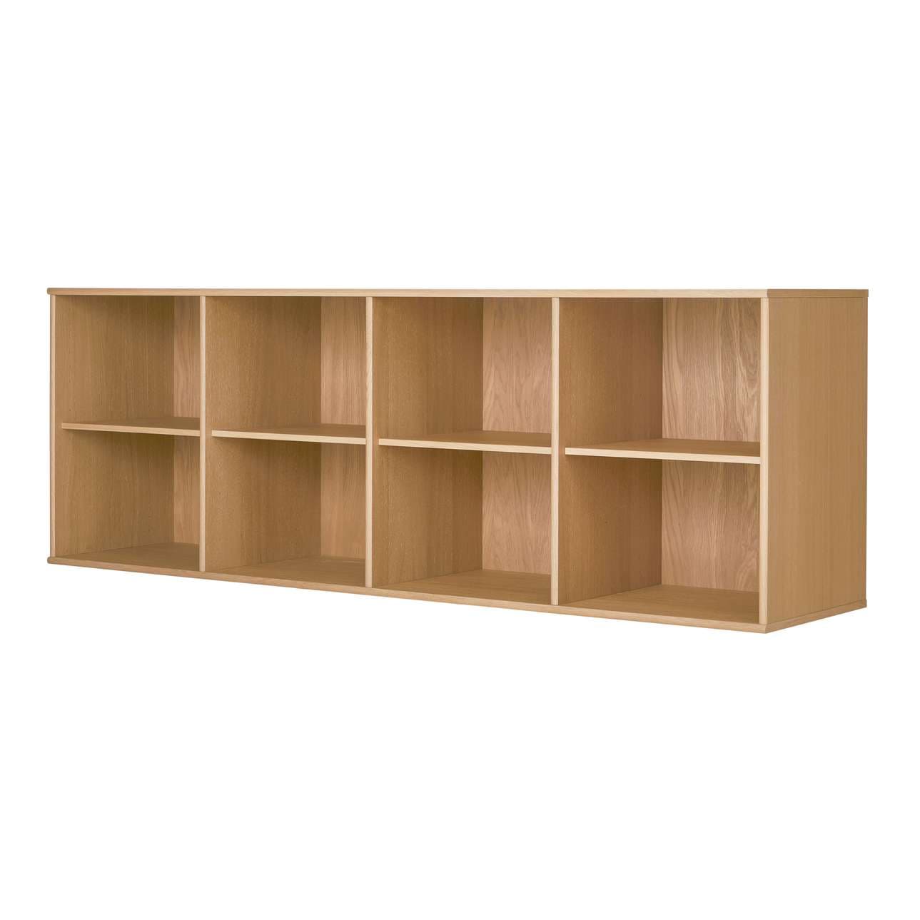 Hammel Furniture "Mistral, Hochwertig Bücherregal, Lowboard, hängend/stehend montierbar" mit 5 verstellbare Einlegeböden, B: 220 cm, anpassungsbar Designmöbel