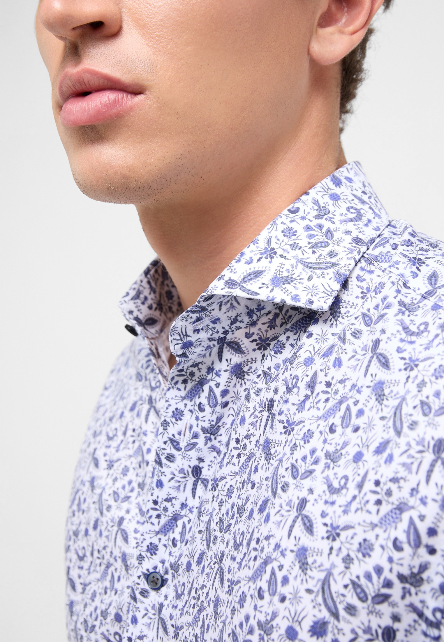 Thumbnail - Eterna Langarmhemd "SLIM FIT" NON IRON (bügelfrei)