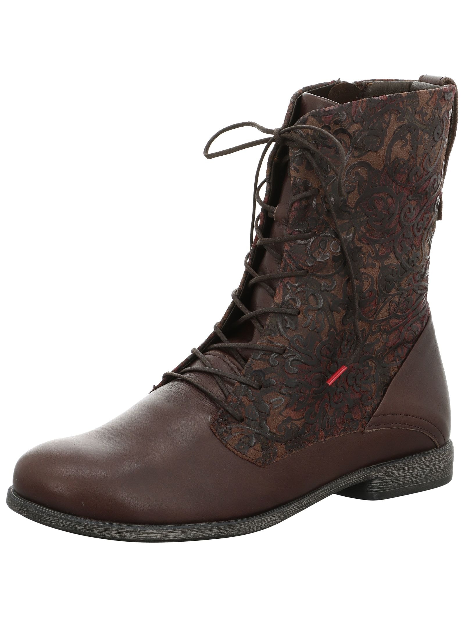 Think Schnürstiefelette "Think Stiefelette Leder" günstig online kaufen