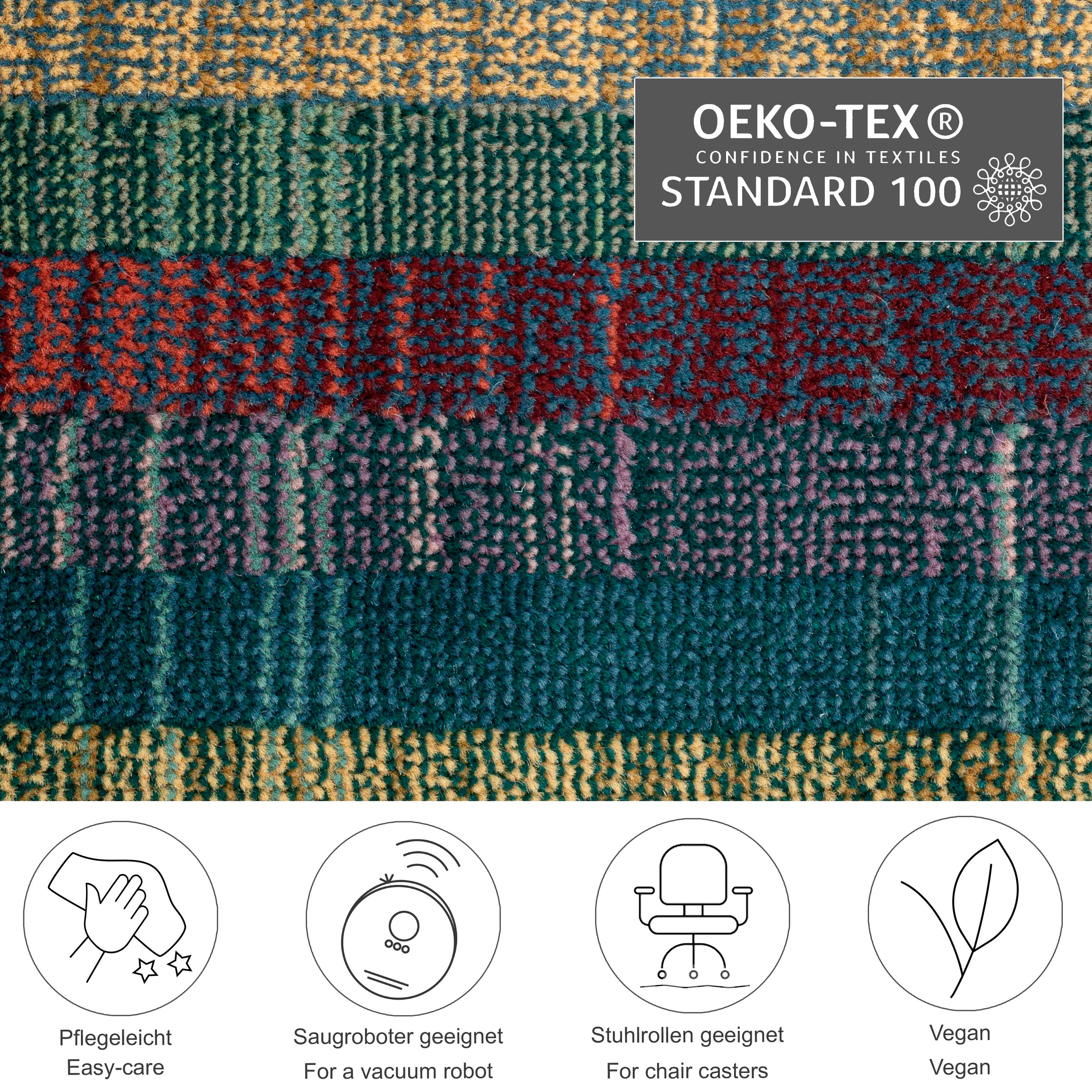 THEKO Teppich "Gabiro 001" rechteckig 10 mm Höhe gewebt, modernes Design, a günstig online kaufen