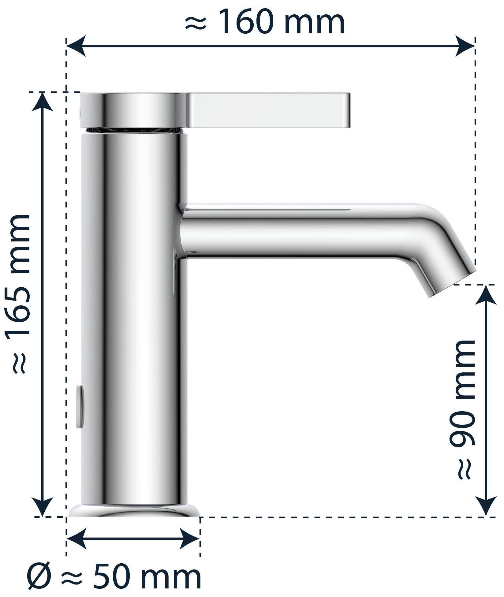 WASSERWERK Waschtischarmatur »WT 11«, inkl. Popup, wassersparend