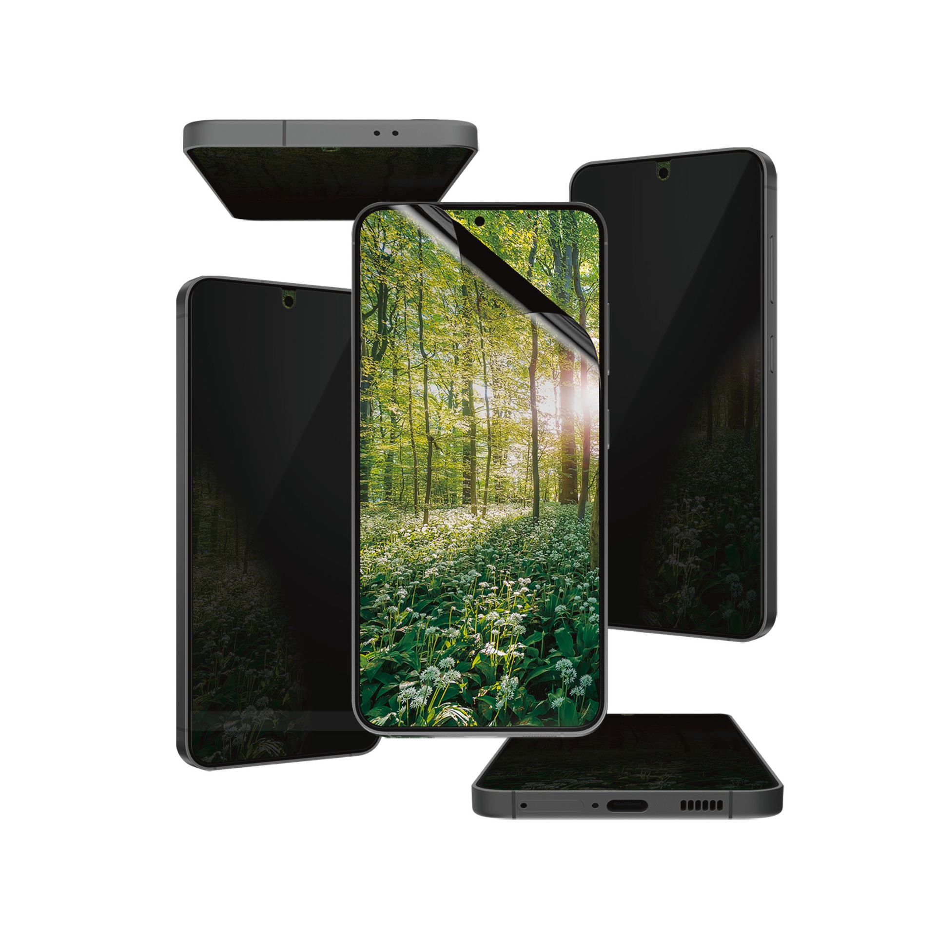 PanzerGlass Displayschutzfolie »Ultra-Wide Fit Screen Protection«, für Samsung Galaxy S25, Schutzfilm, Schutzfolie, Bildschirmschutz, kratz- & stoßfest