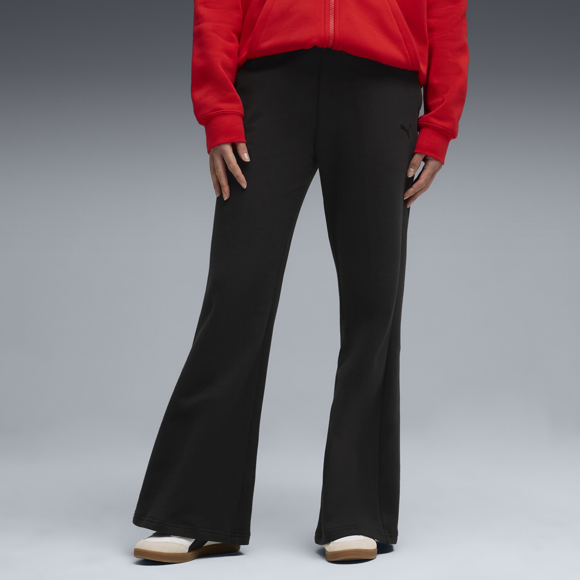 PUMA Sporthose "HER Bequeme Straight Fit High-Waist-Hose Damen" günstig online kaufen