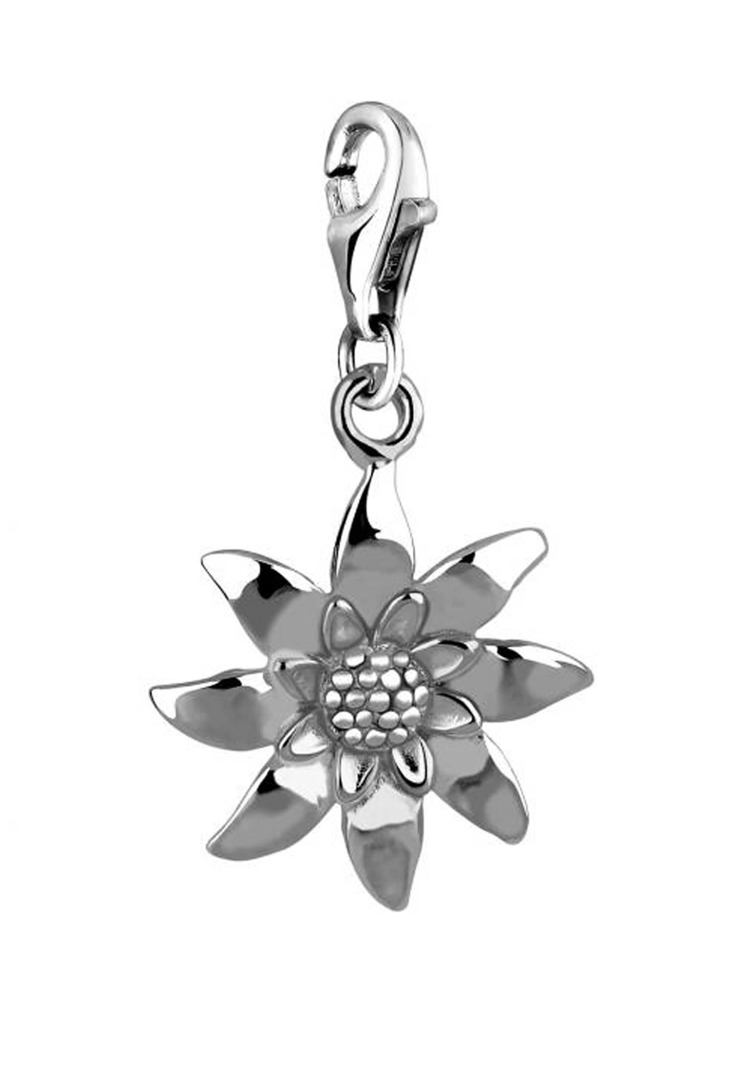 Nenalina Charm-Einhänger »Nenalina Charm Edelweiss Blume Anhänger 925 Silber«