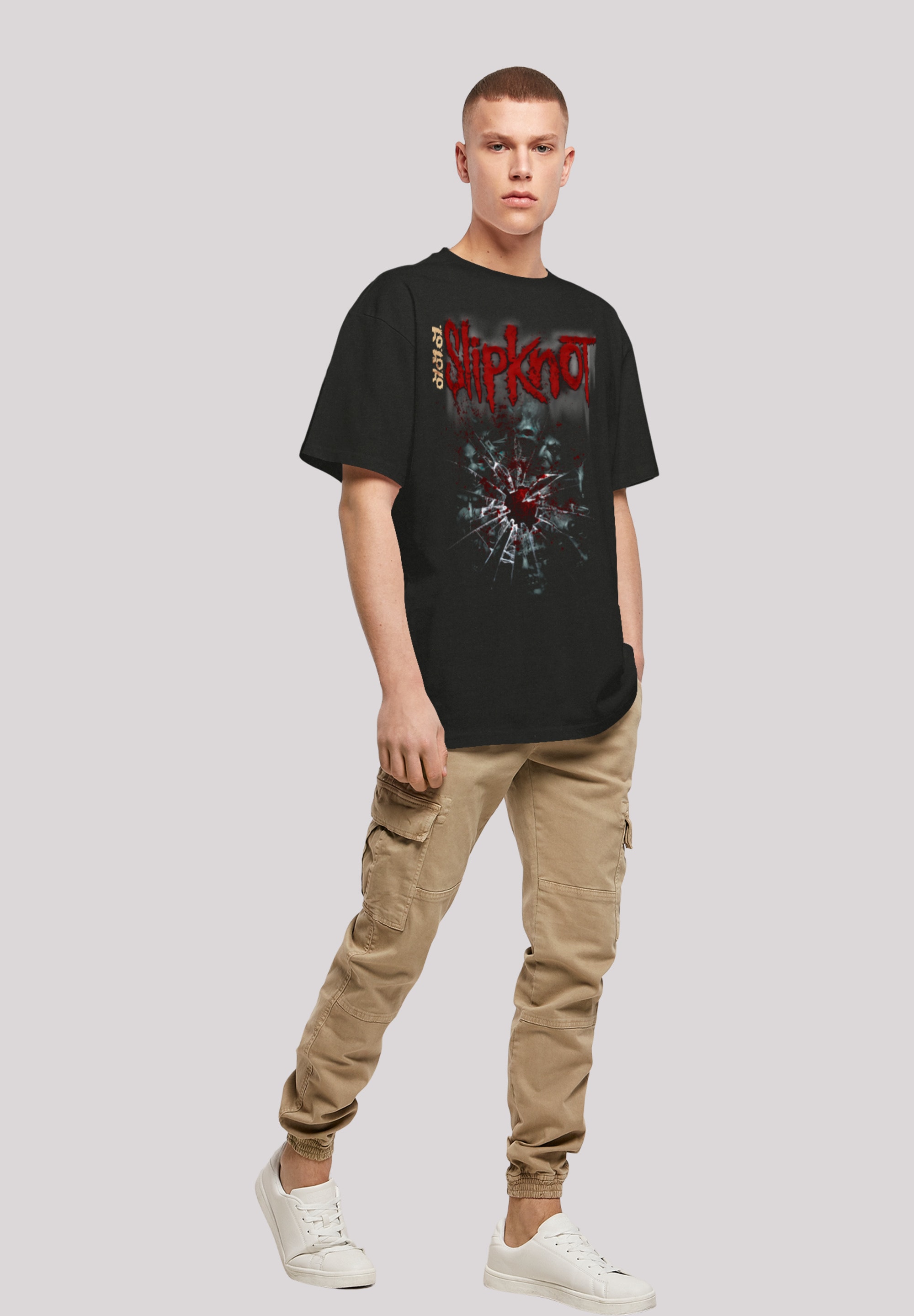 F4NT4STIC T-Shirt »Slipknot Metal Band«, Print