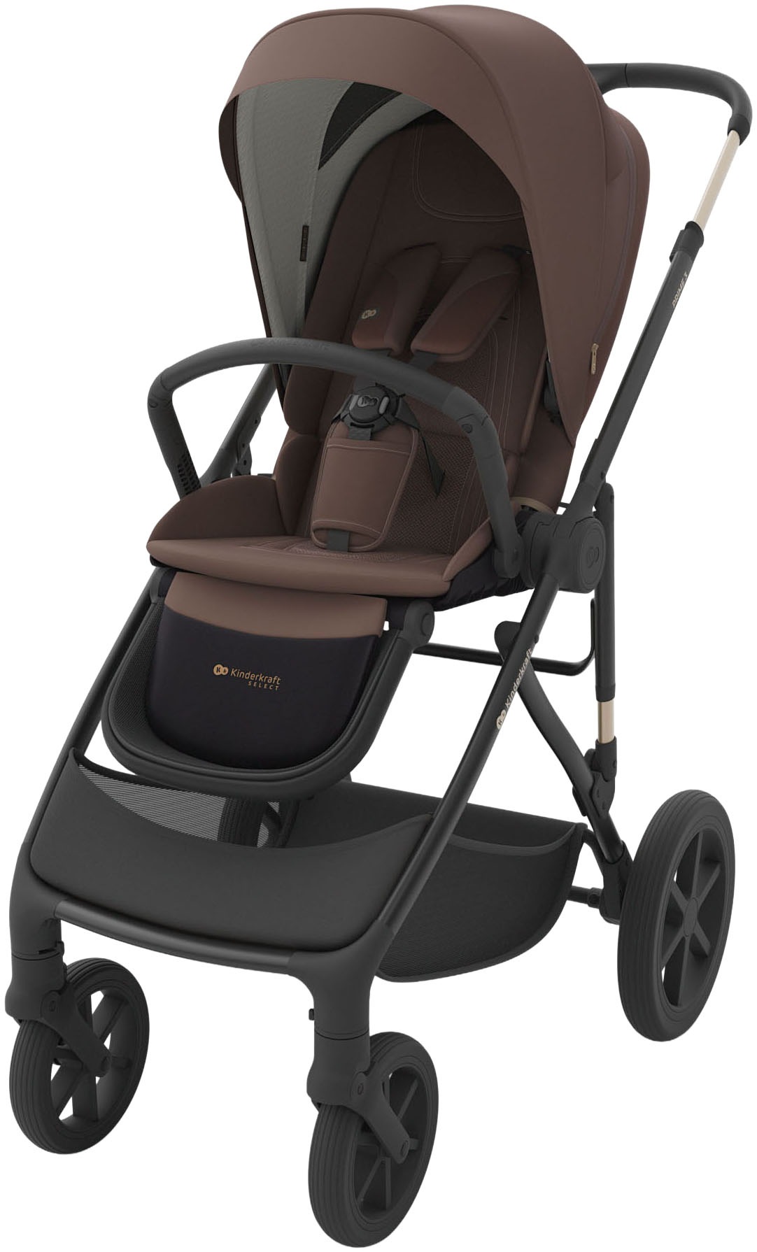 Kinderkraft Kombi-Kinderwagen »PRIME 3 3in1« 22 kg inkl. Babyschale MINK