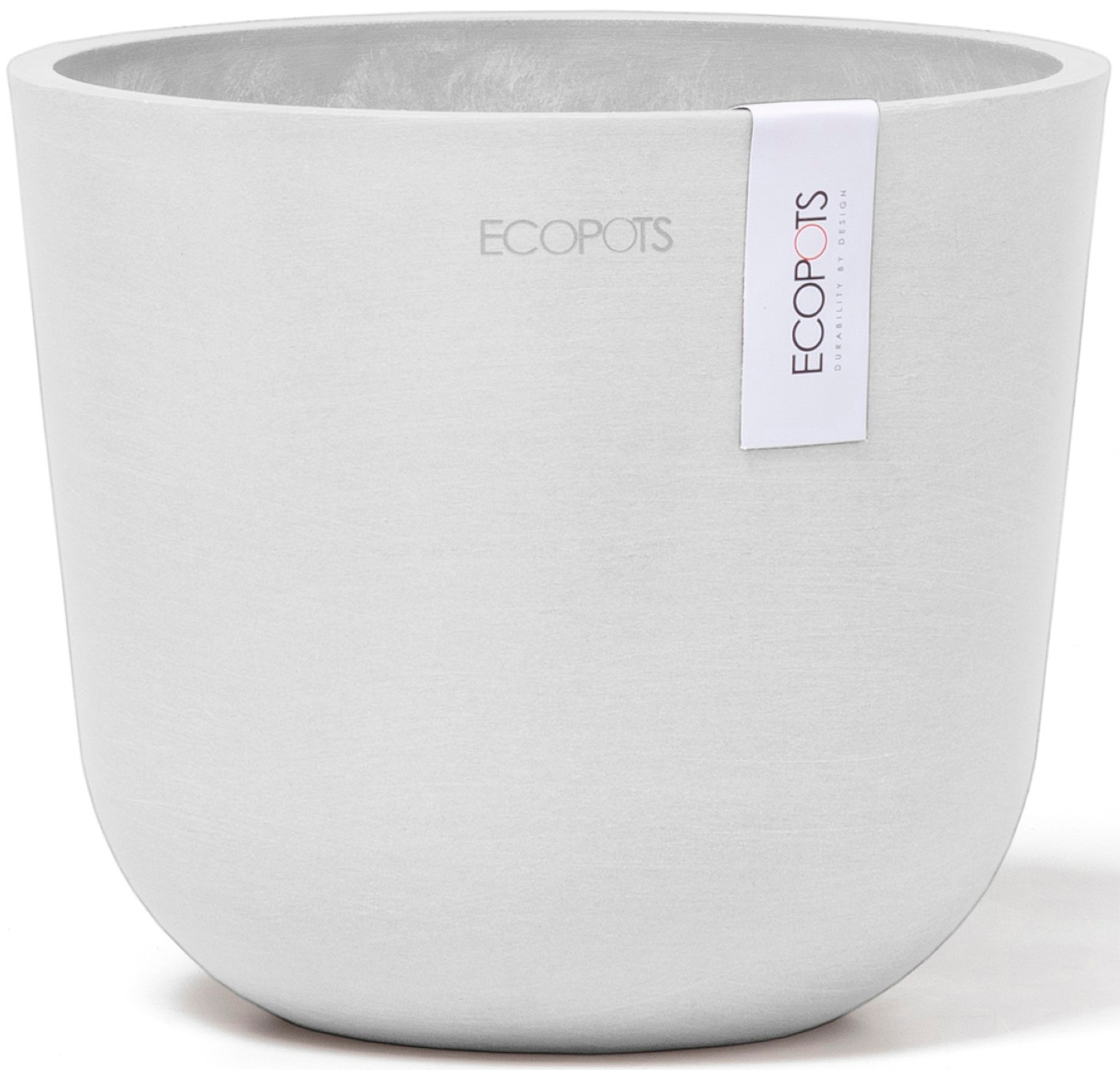 ECOPOTS Blumentopf "Oslo Mini 16 Weiß", für den Innenbereich