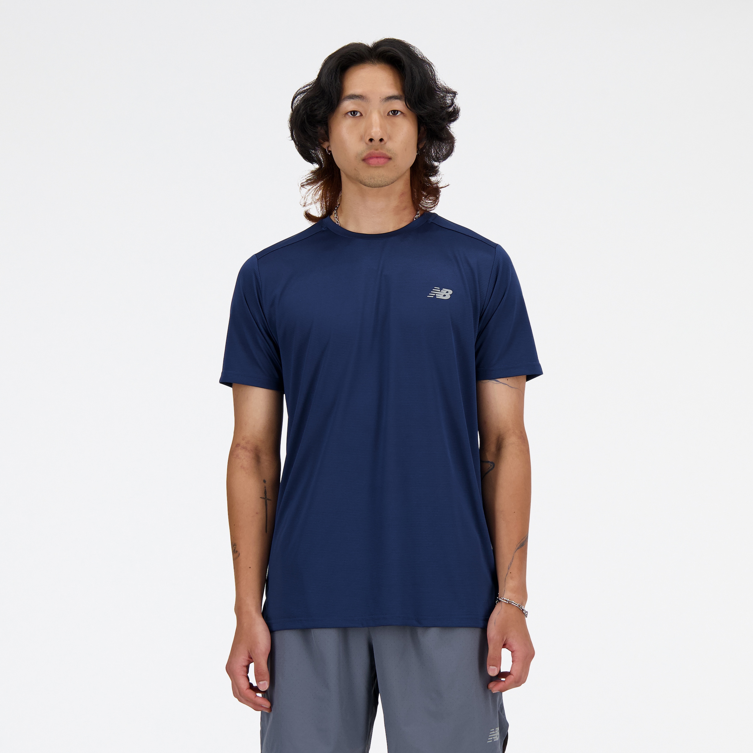 New Balance Laufshirt "Sport Essentials T-Shirt", mit Streifendesign günstig online kaufen