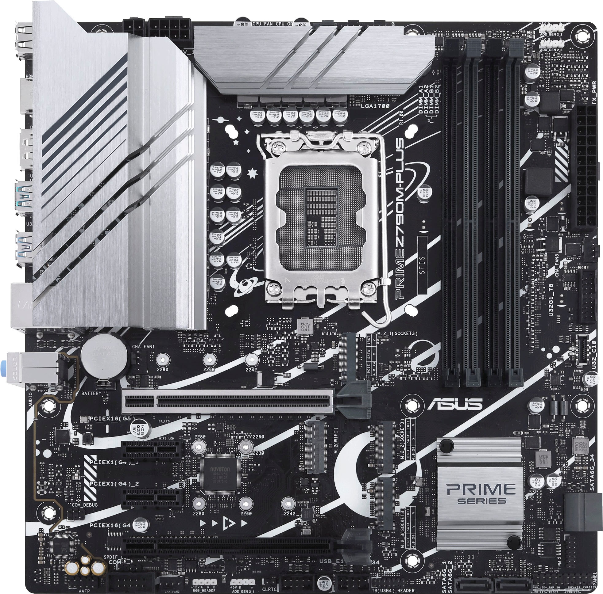 Asus Mainboard »PRIME Z790M-PLUS«, Micro ATX, HDMI, DisplayPort, DDR-5