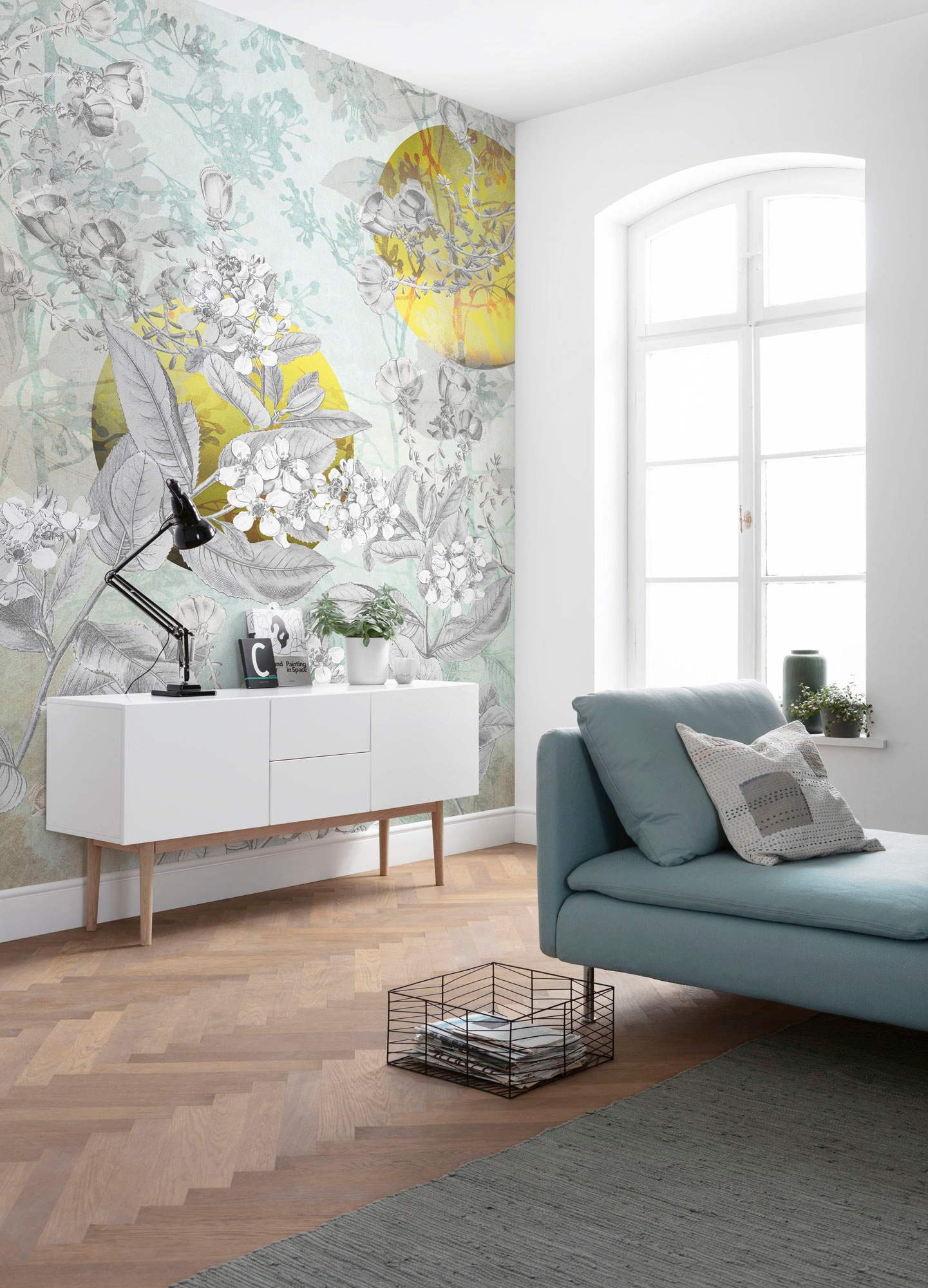Komar Vliestapete »Digitaldruck Vlies - Golden Sun - Größe 200 x 280 cm«, bedruckt, Wohnzimmer, Schlafzimmer