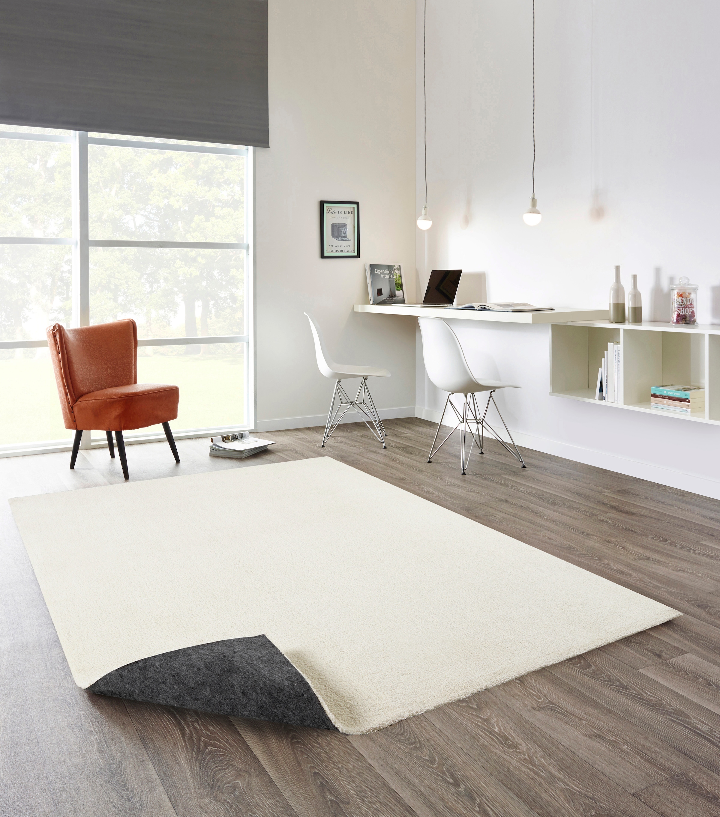 Primaflor-Ideen in Textil Teppich »MELLOW, Made in Belgium« rechteckig 19 mm Höhe Uni Farben, weicher Flor, waschbar