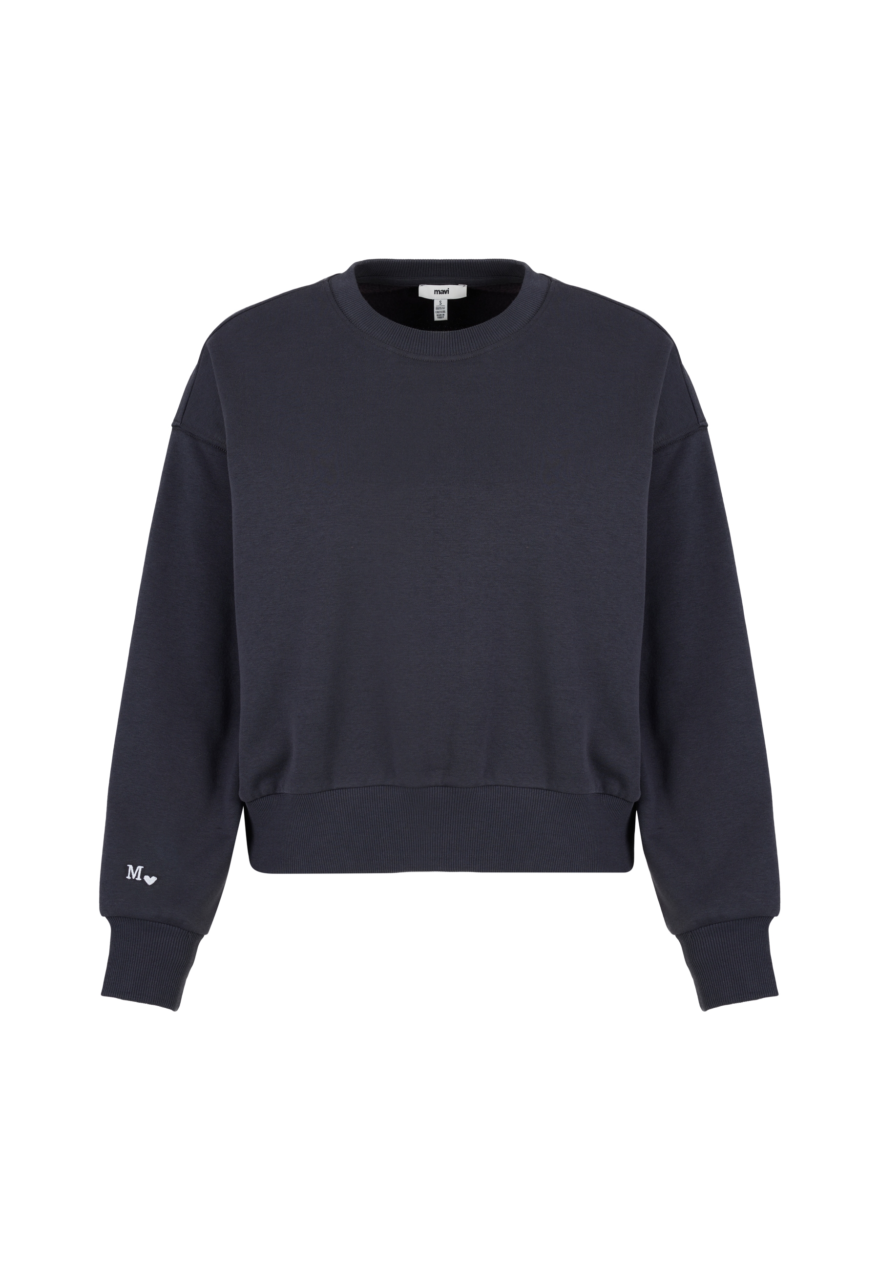 Mavi Rundhalspullover »CREW NECK SWEATSHIRT«, Sweatshirt cropped