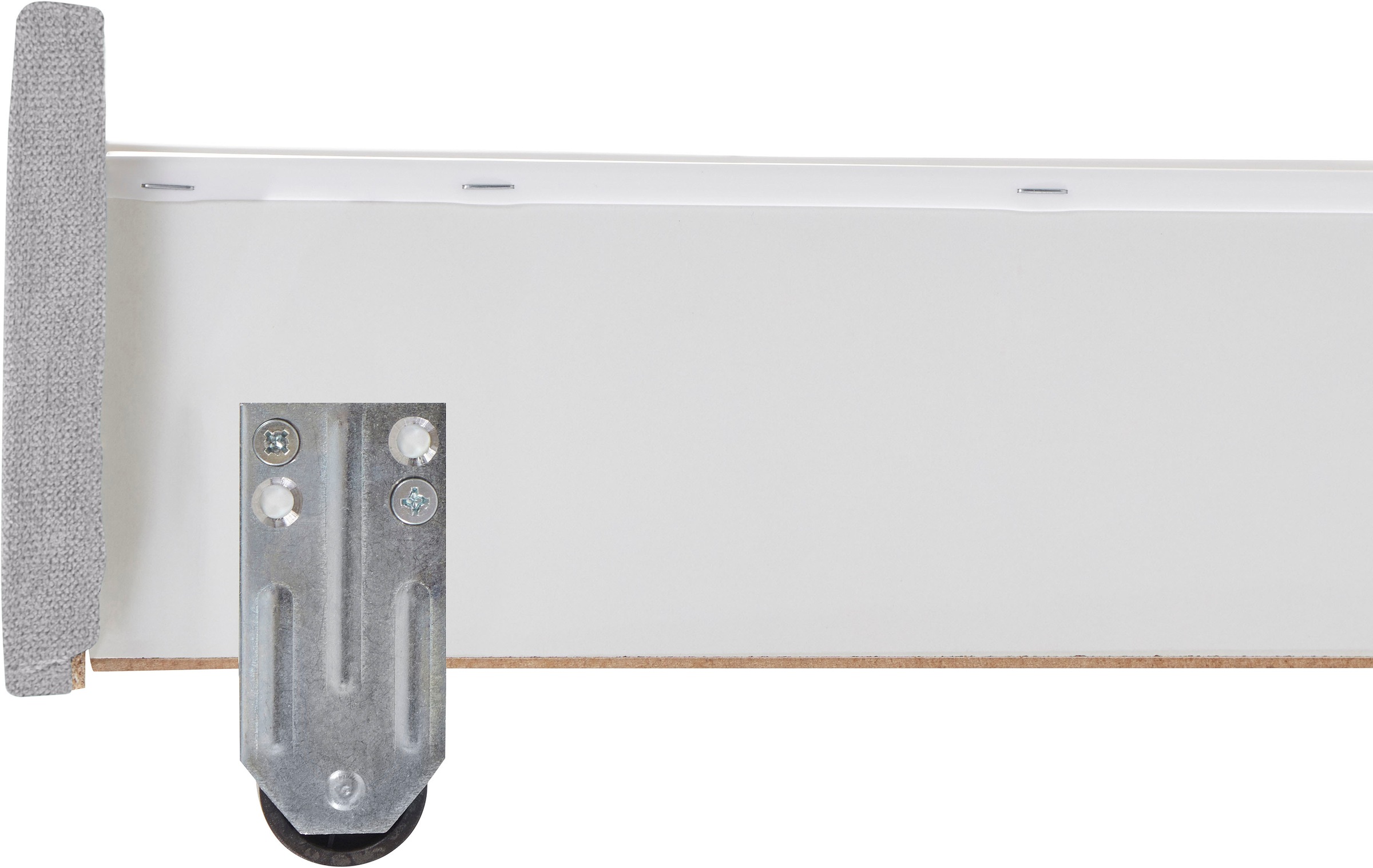 INOSIGN Boxbett »Luan«, Schubkästen, LED-Beleuchtung und Topper, in Breite 120 cm und 180 cm