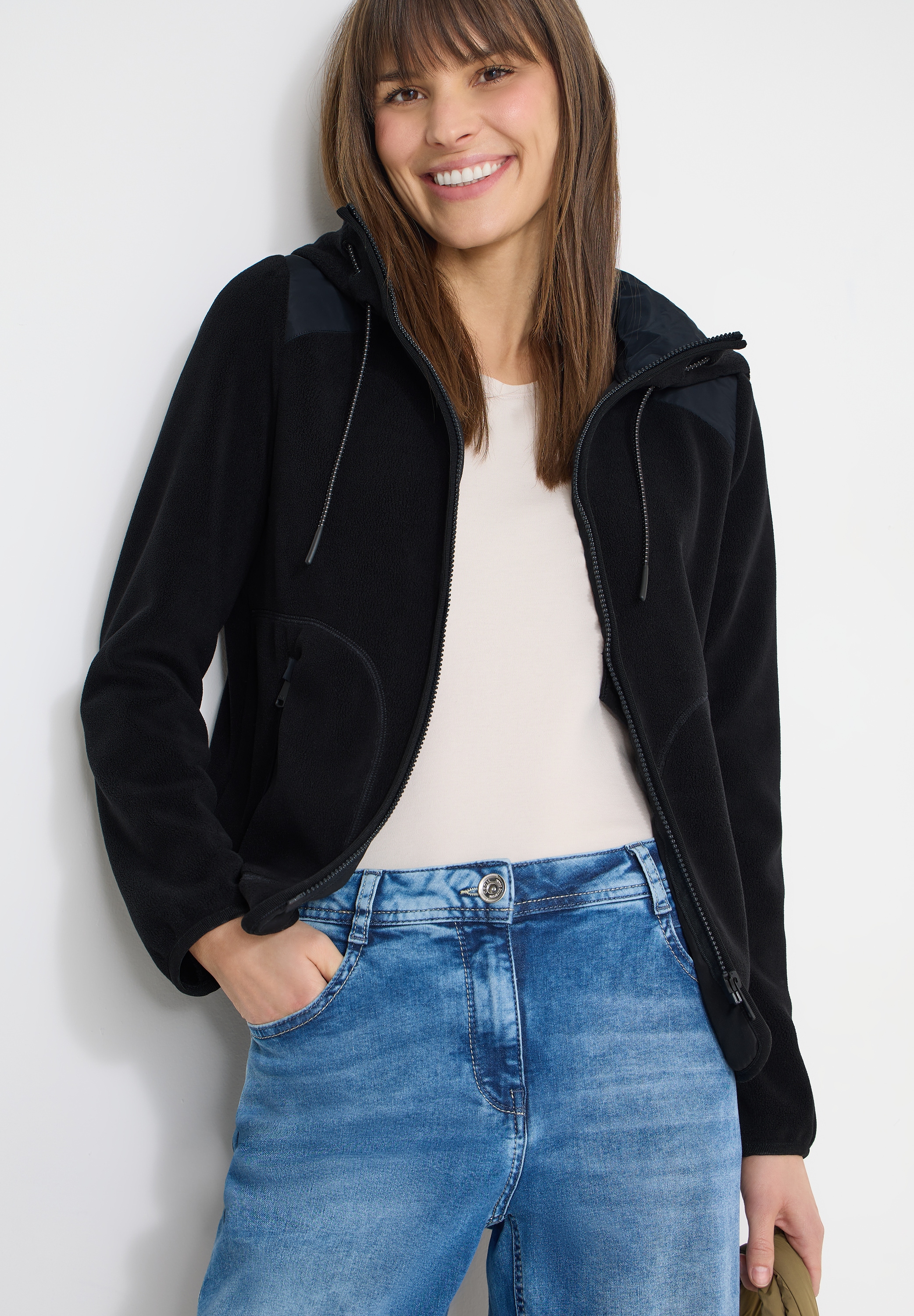 Cecil Kurzjacke mit Kapuze mit Kapuze mit Tunnelzugband