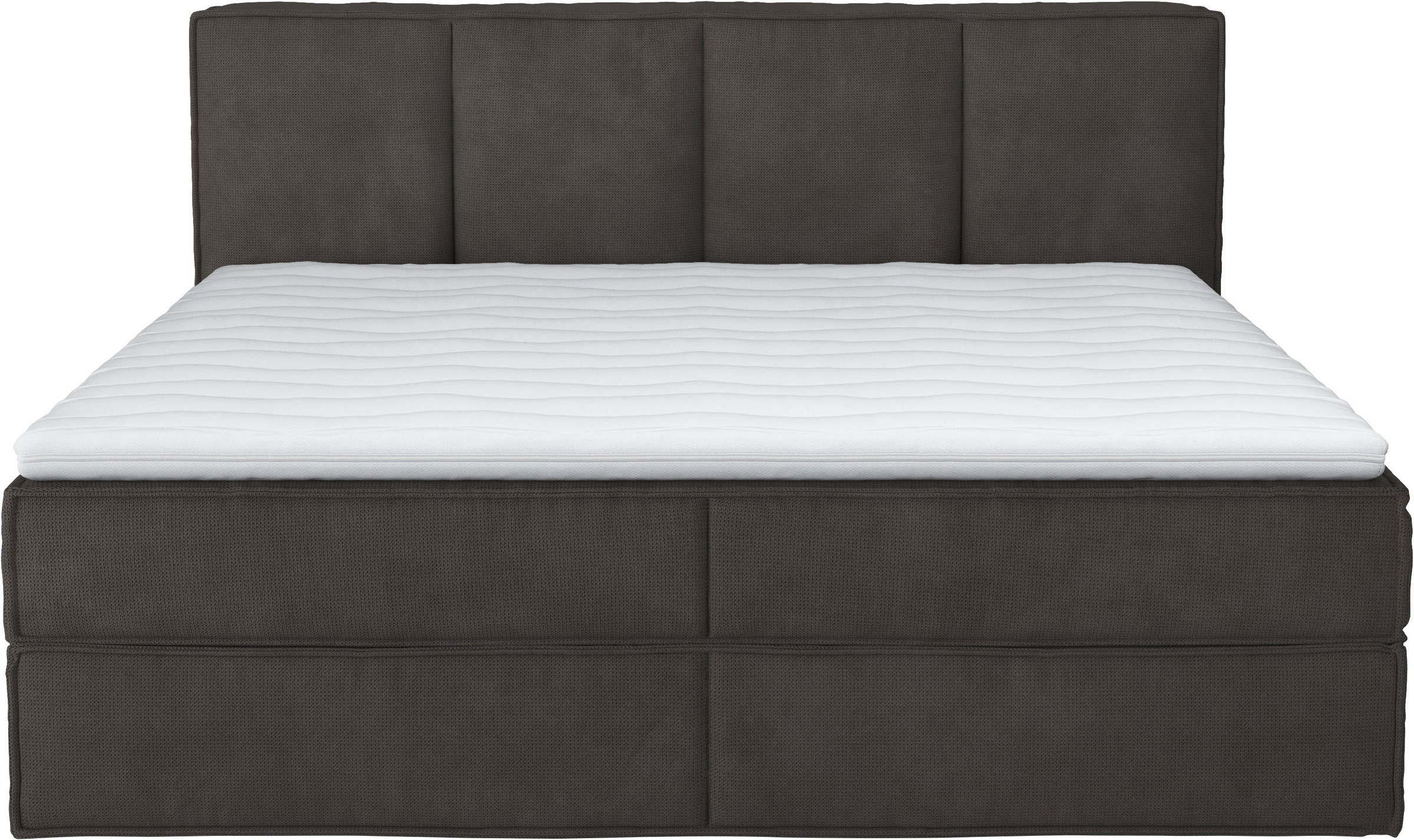 Home affaire Boxspringbett »Milano«, Boxbett inkl. Topper, 2 Matratzen, Härtegrade H2, H3 und H4 wählbar