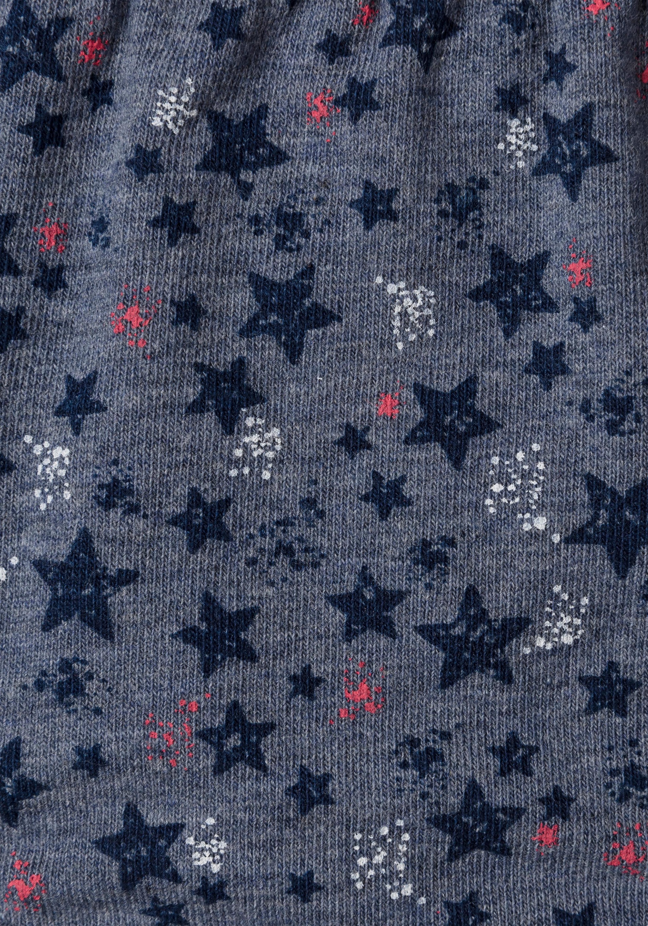 Bench. Slip, (Packung, 3 St.), mit Sternen Print und unifarben