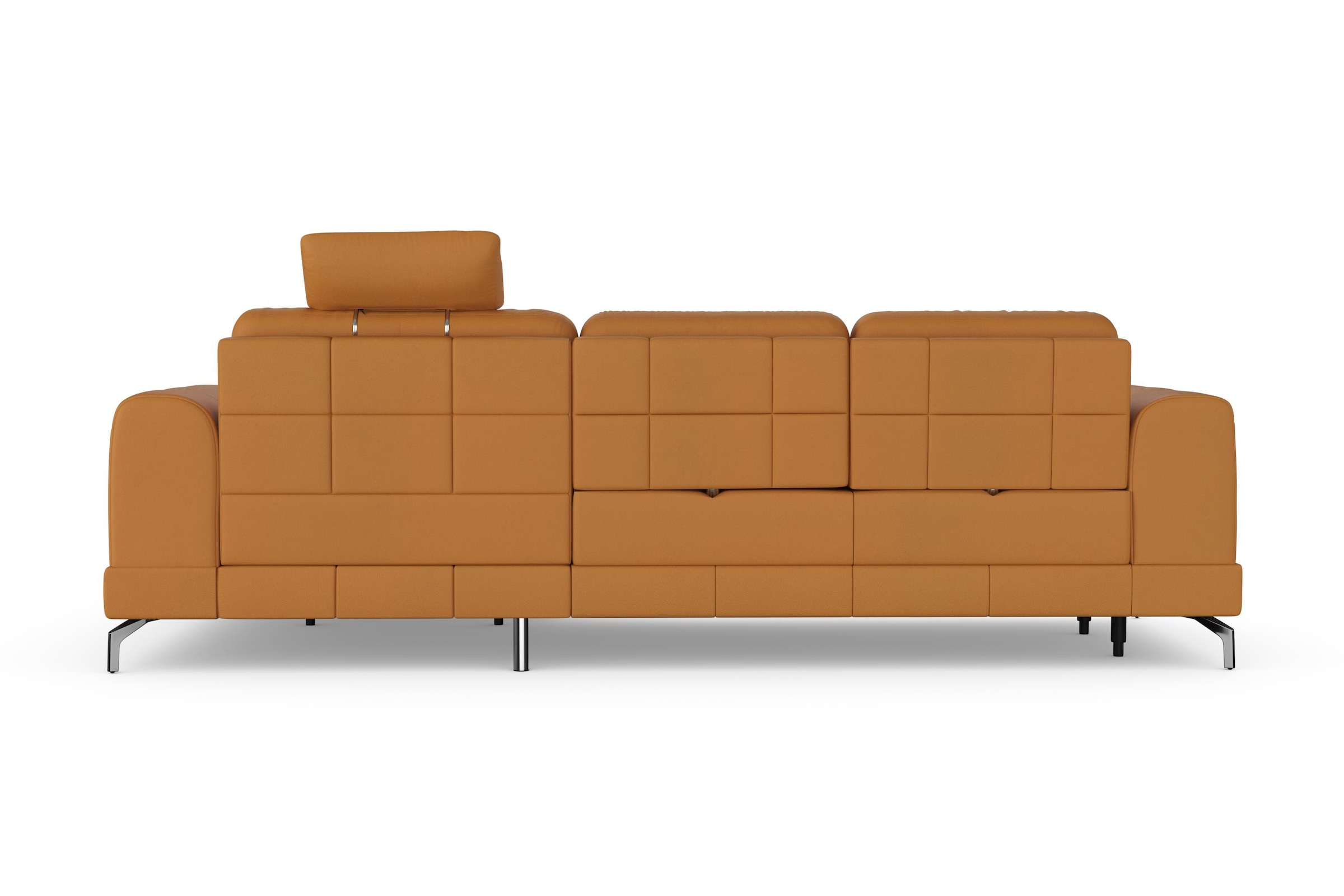 sit&more Ecksofa »Bendigo L-Form«, inklusive Sitztiefenverstellung, Bodenfreiheit 12 cm, in 2 Fußfarben
