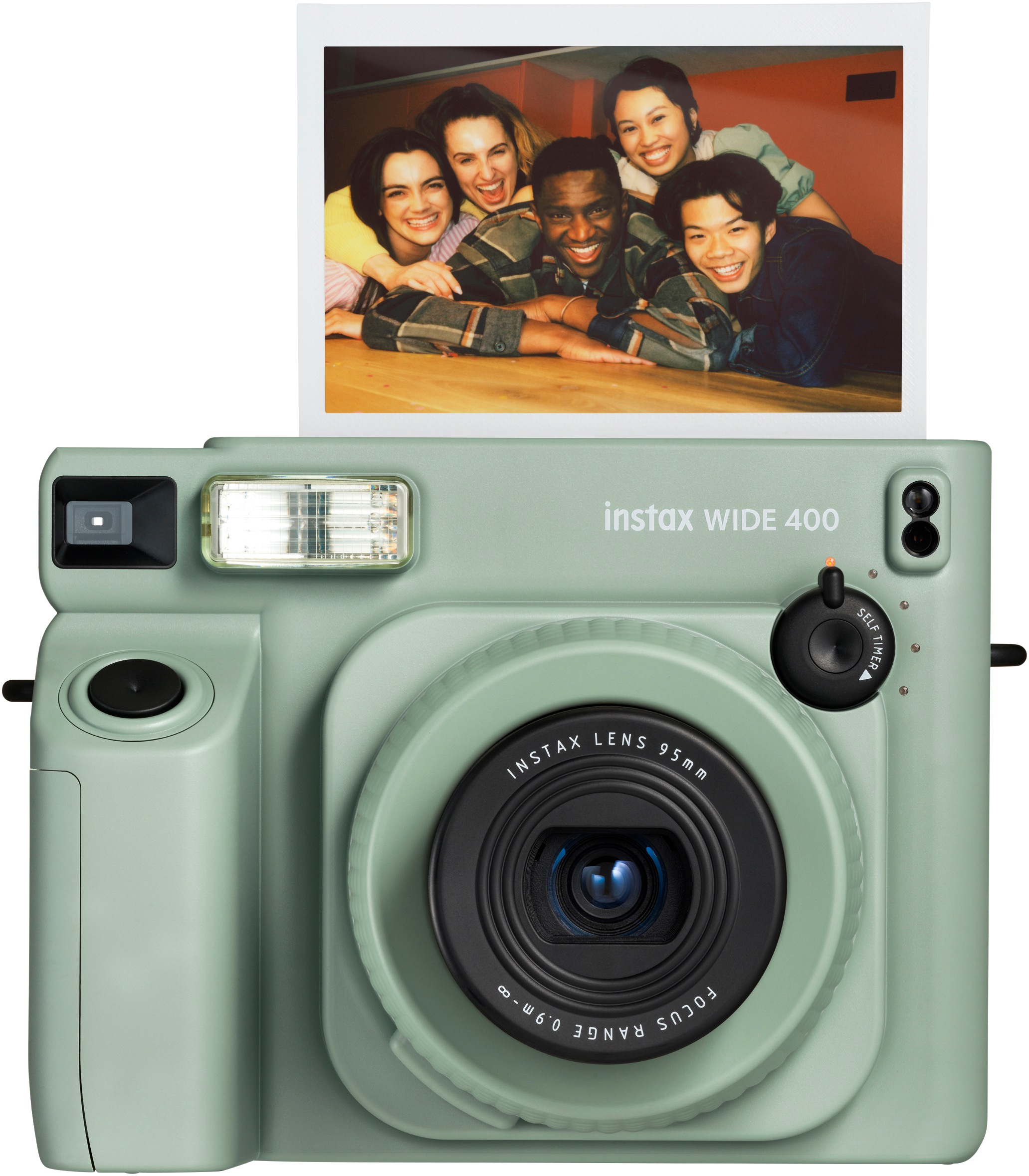 FUJIFILM Sofortbildkamera "INSTAX WIDE 400", B:18cm H:12,5cm T:10cm, grün, Fotokameras