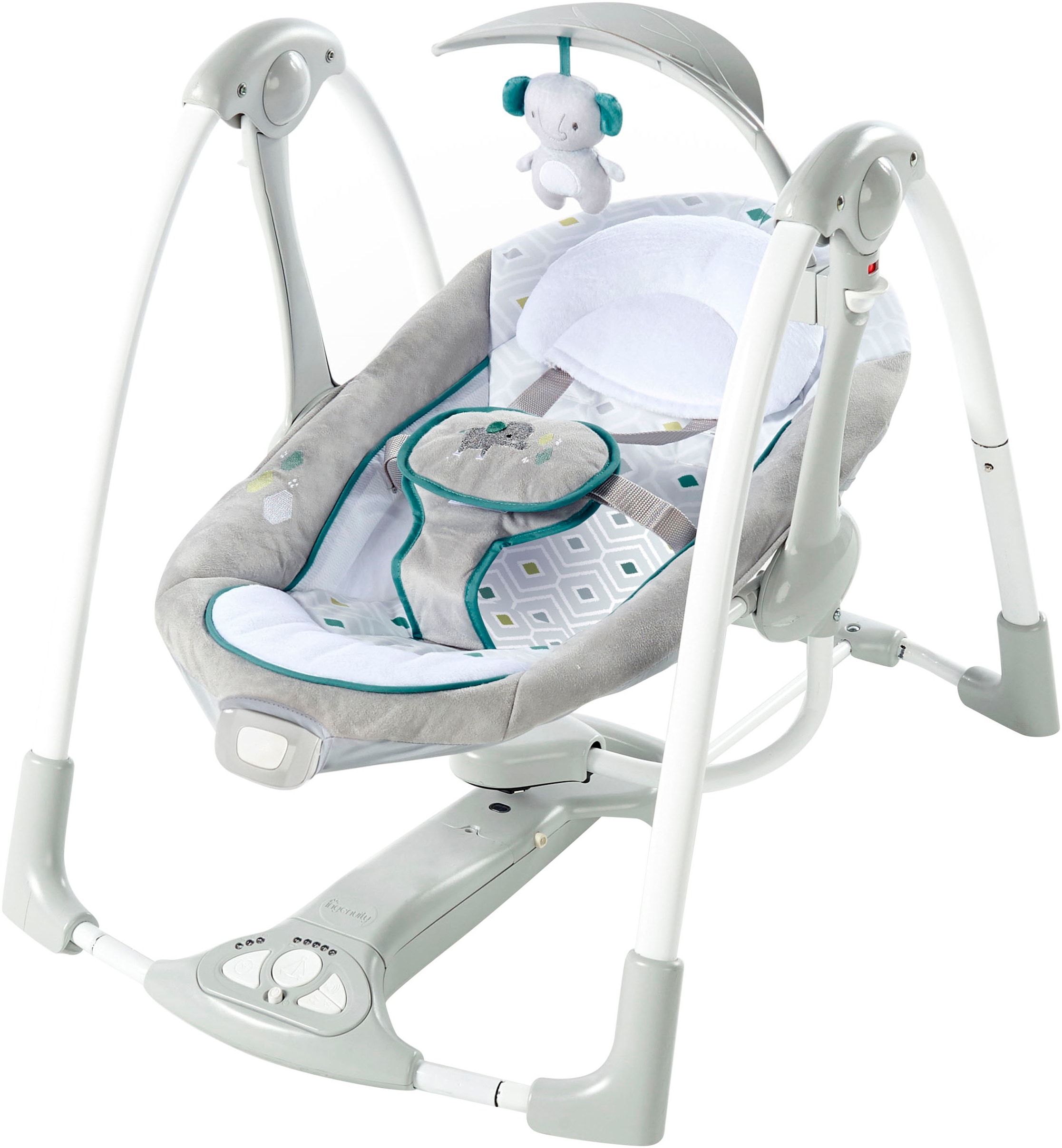 ingenuity Babyschaukel "ConvertMe Swing-2-Seat Portable Swing - Nash" mit automatischer Schaukelfunktion und Sound-Effekt
