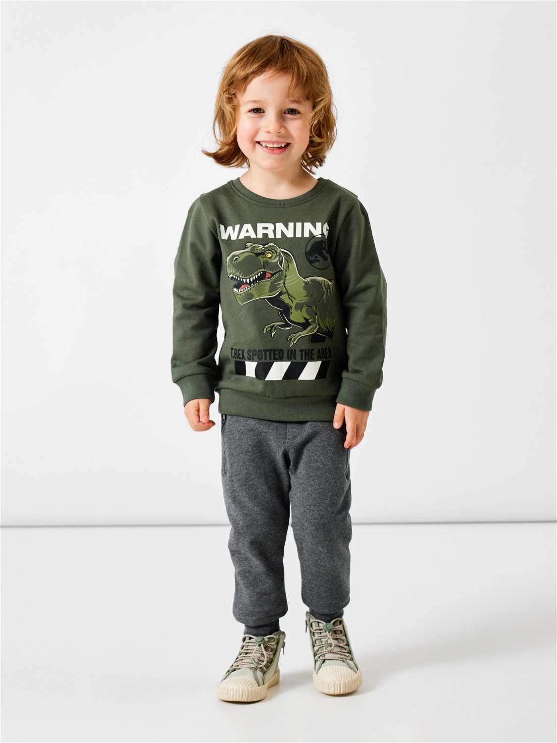 Name It Sweatshirt »NMMNAT JURASSIC SWEAT BRU NOOS SKY«