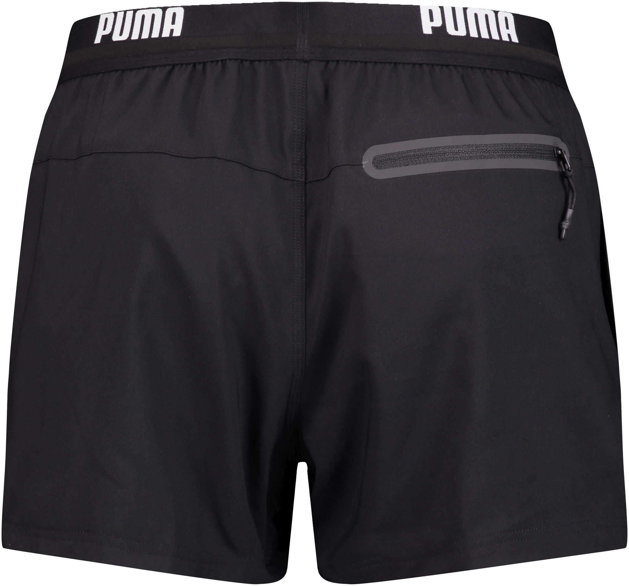 Thumbnail - PUMA Badeshorts "PUMA SWIM MEN LOGO SHORT SHORTS 1P" Seitentaschen, Gesäßtasche mit Reißverschluss, Kordelzug