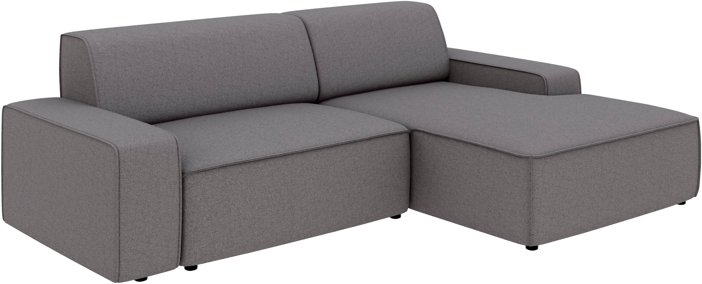 TRENDMANUFAKTUR Ecksofa »Graz, wahlweise mit Sitzvorschub und Bettkasten, L-Form, Breite 246 cm«, in Cord-, haustierfreundlichem LEO Struktur- oder LUMOS-3D-Bezug