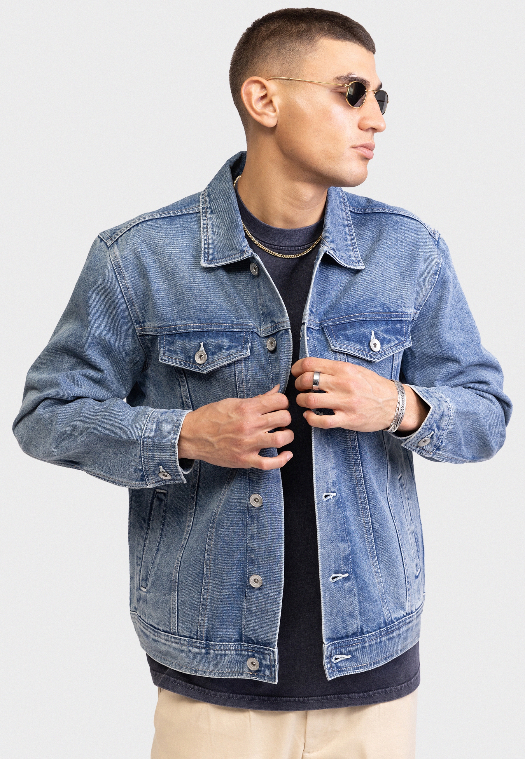 REDEFINED REBEL Funktionsjacke »Redefined Rebel Jacket RRAiden Jacket Denim REGULAR FIT«